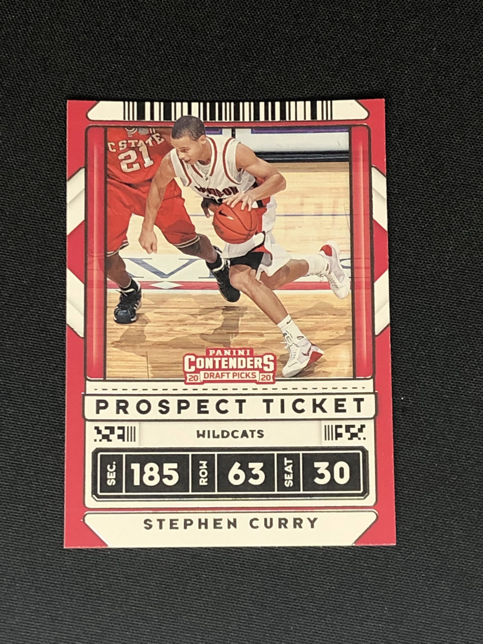Stephen Curry Panini Contenders Draft Pick Basketball Card: Stephen Curry Panini Contenders Draft Pick Basketball Card