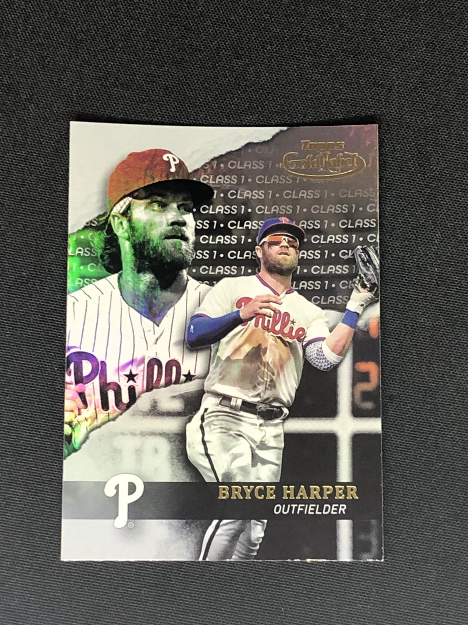 Bryce Harper Topps Gold Label Baseball Card (1 of 1)