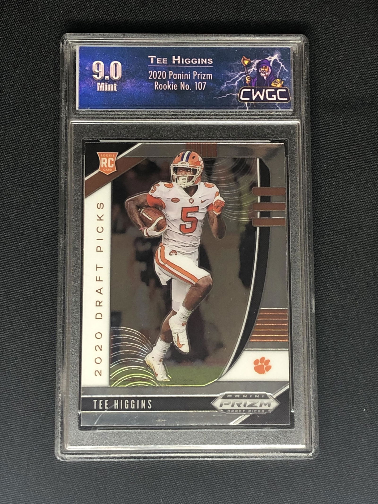 Tee Higgins Panini Prizm Rookie Graded CWGC 9 (1 of 1)
