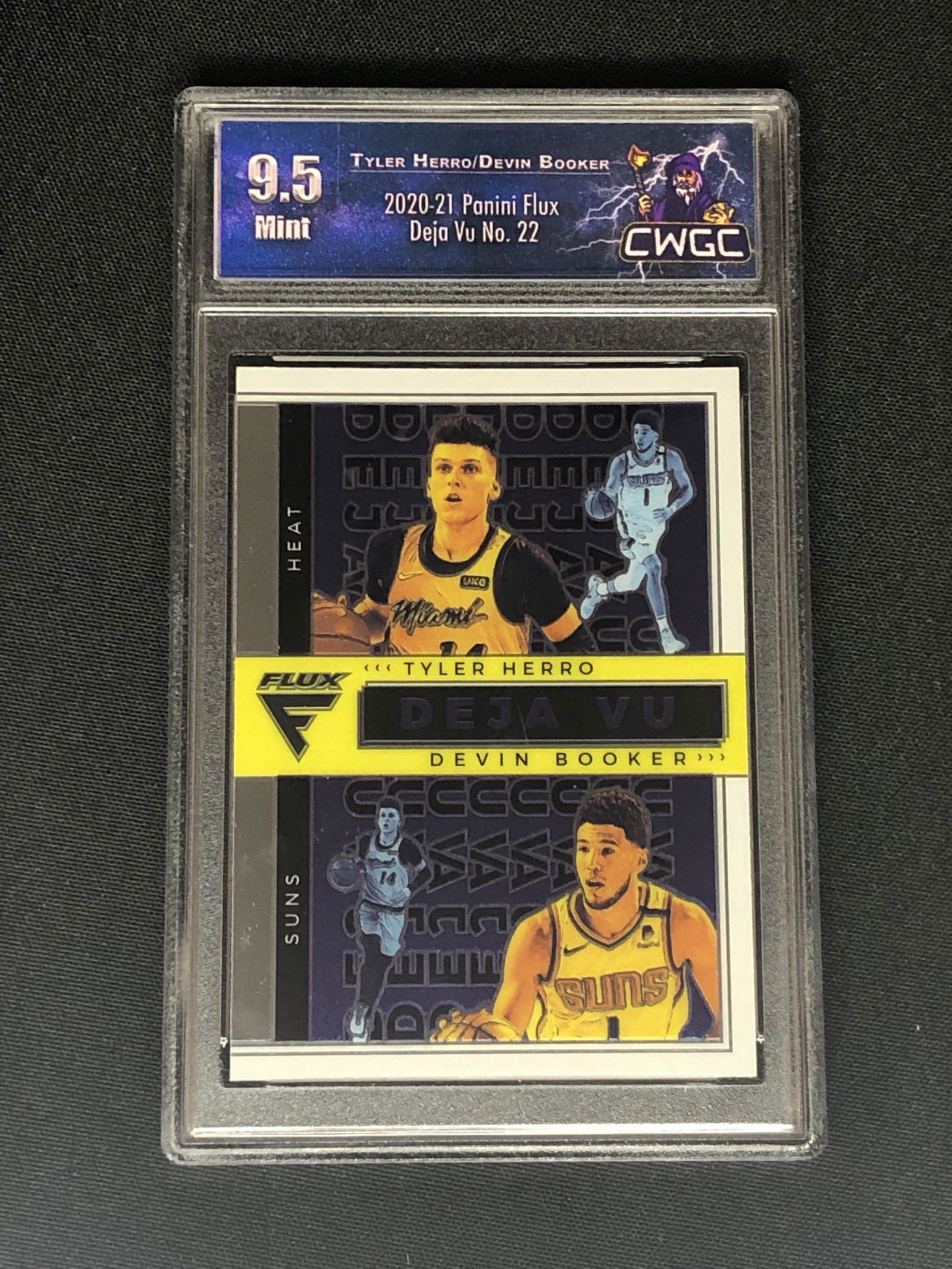 Tyler Herro / Devin Booker Panini Flux Graded CWGC 9.5 (1 of 1)