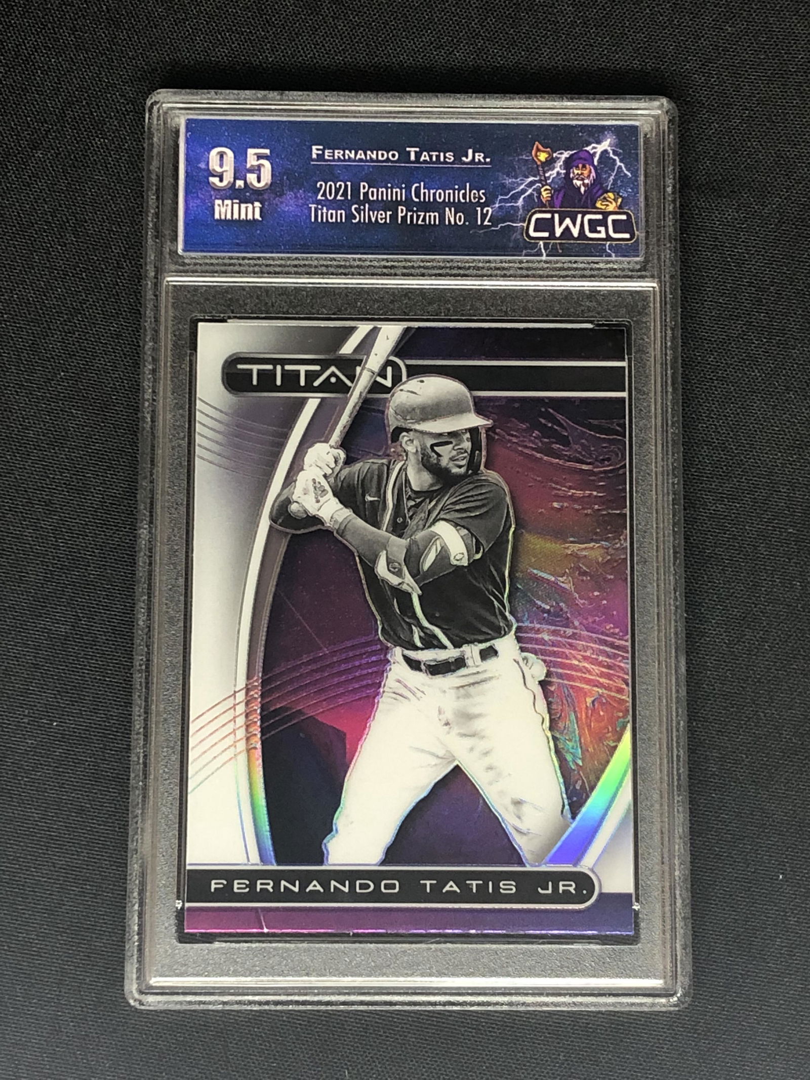 Fernando Tatis Jr Panini Silver Titan Graded CWGC 9.5 (1 of 1)