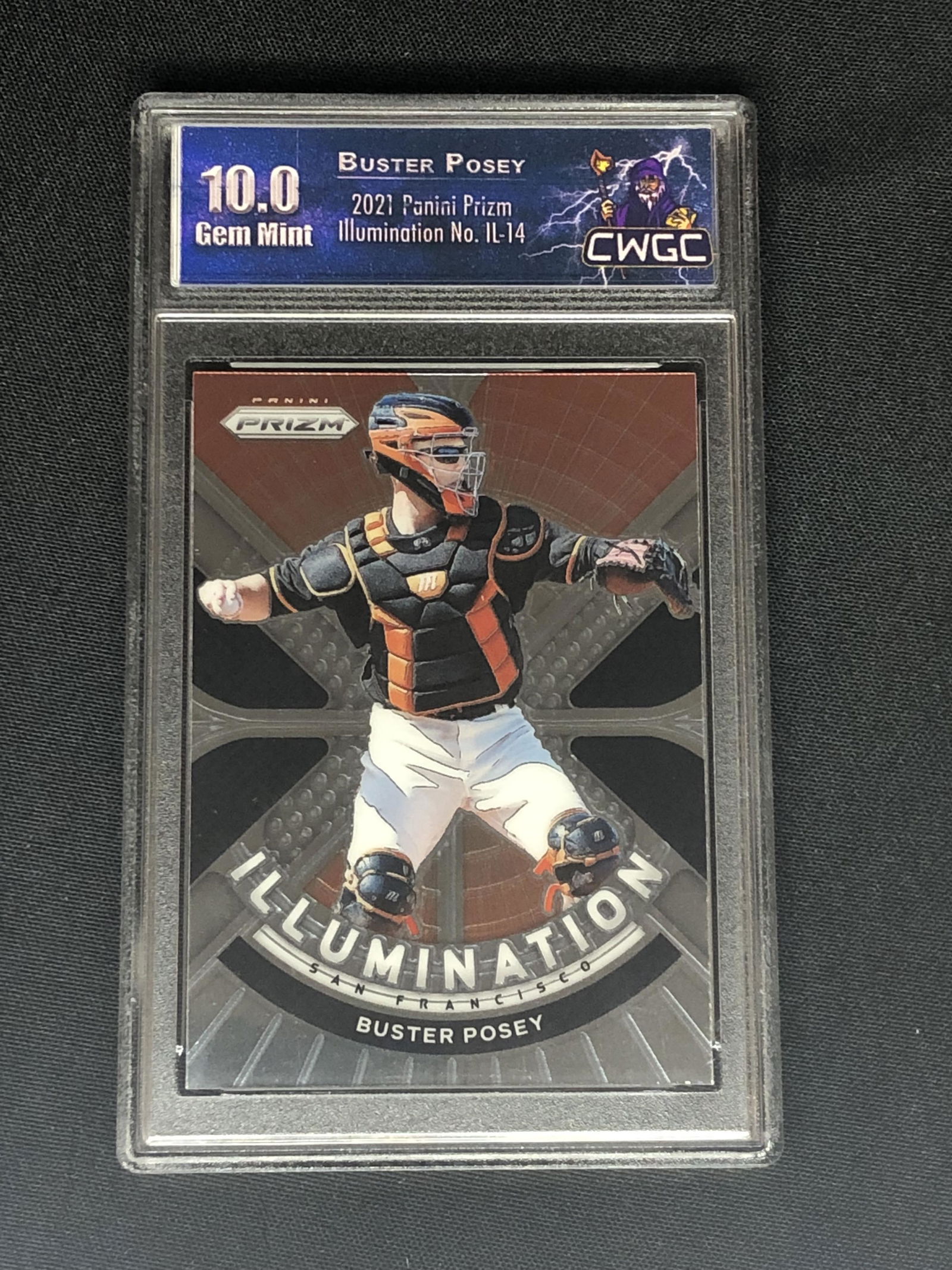 Buster Posey Panini Illumination Prizm Graded CWGC 10 (1 of 1)