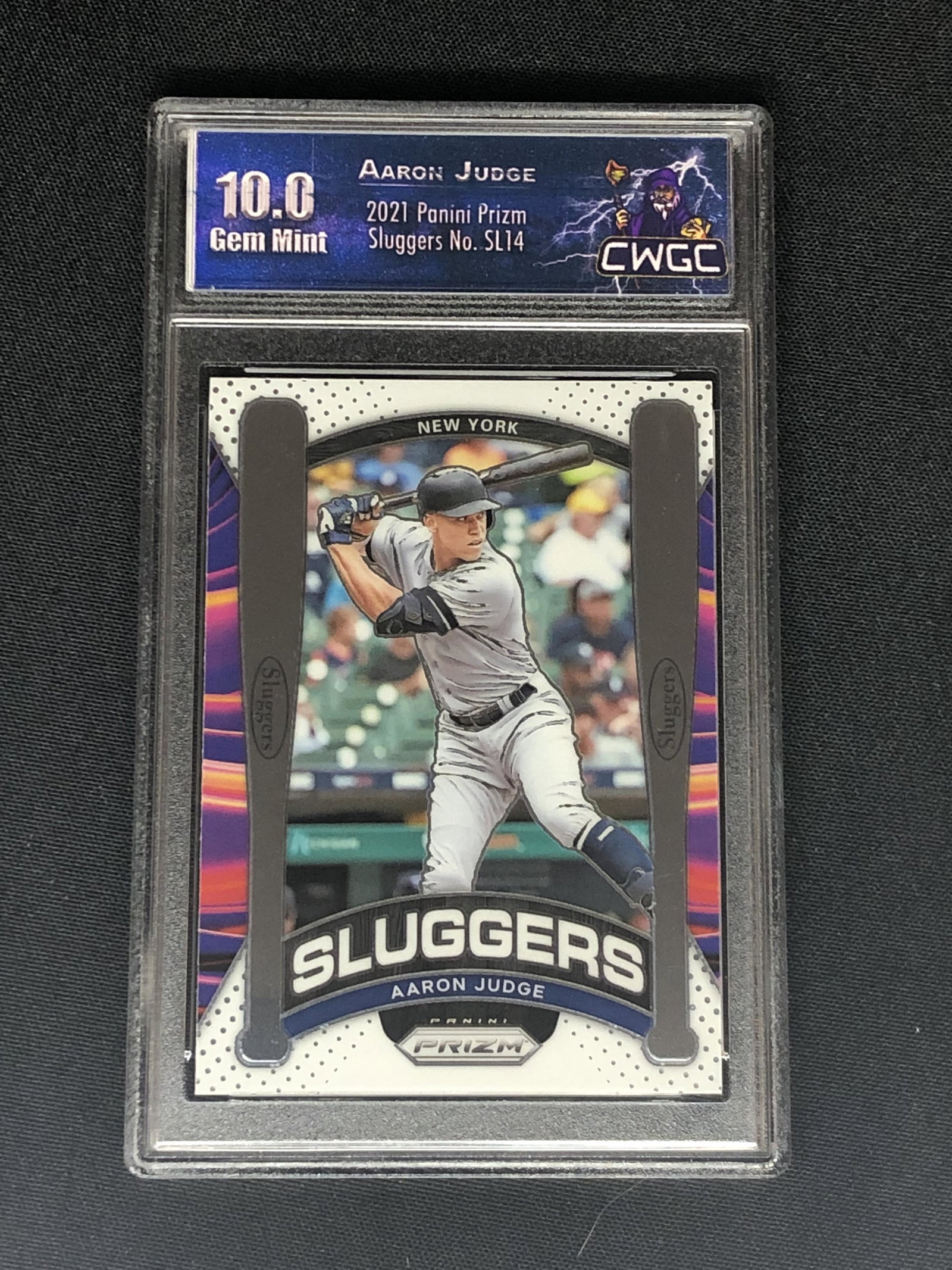 Aaron Judge Panini Sluggers Prizm Graded CWGC 10: Aaron Judge Panini Sluggers Prizm Graded CWGC 10