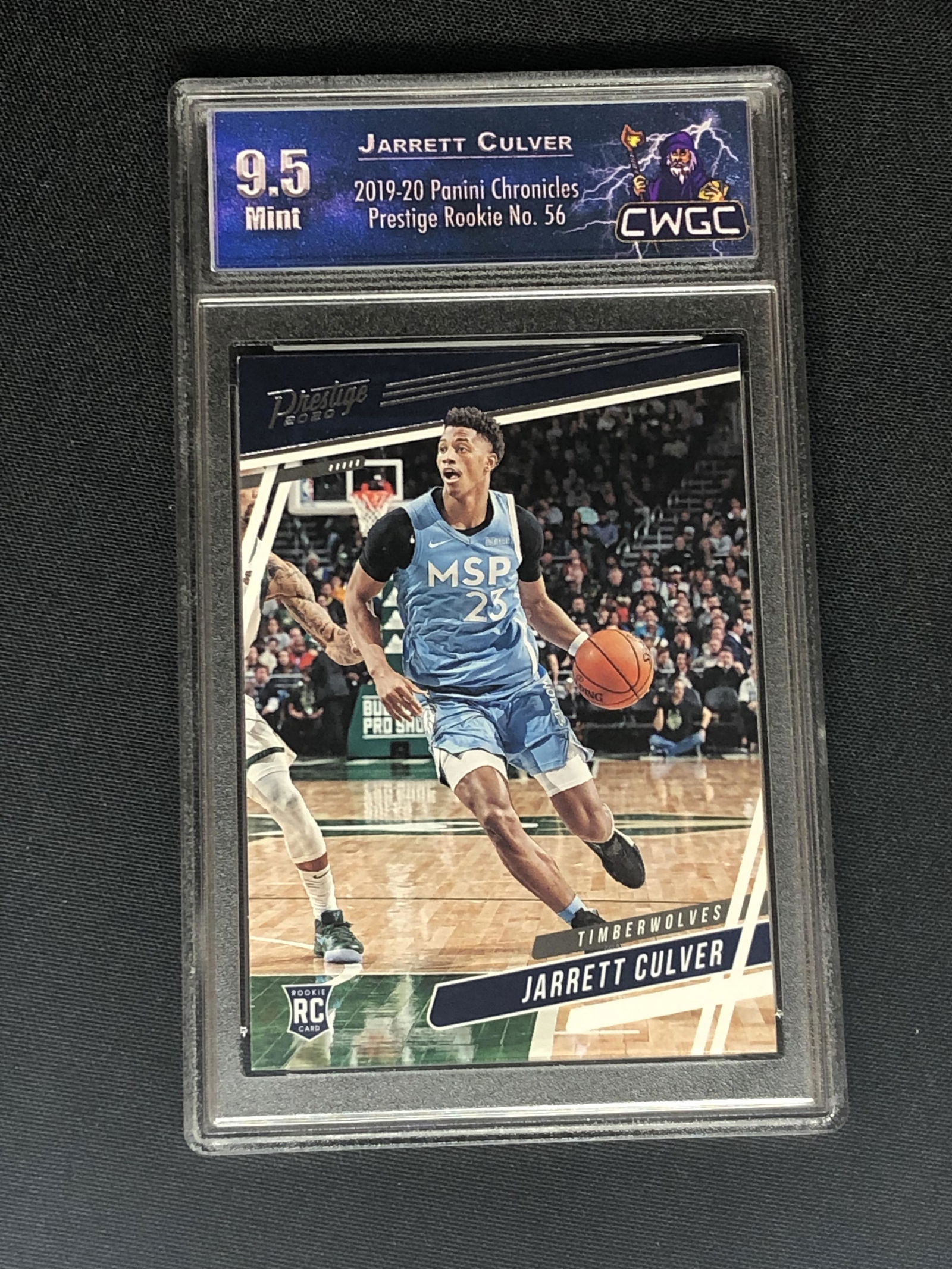 Jarrett Culver Panini Prestige Rookie Graded CWGC 9.5 (1 of 1)