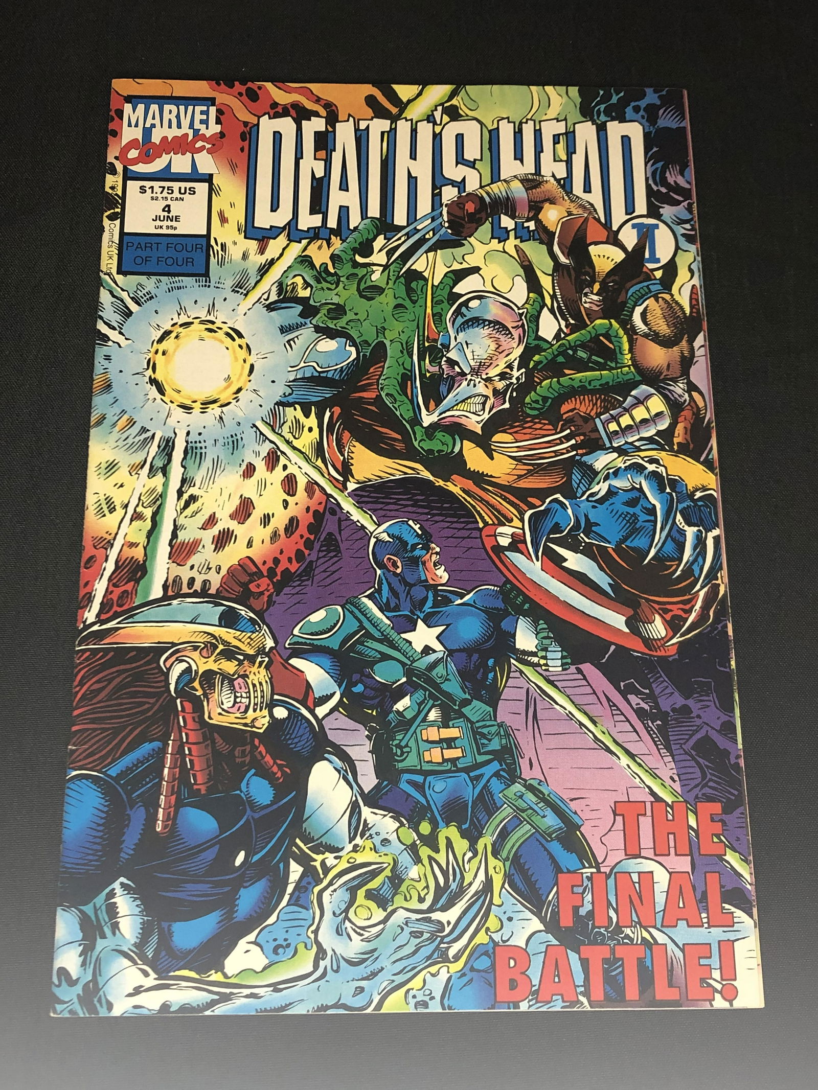 Marvel Death's Head Comic Book (1 of 1)