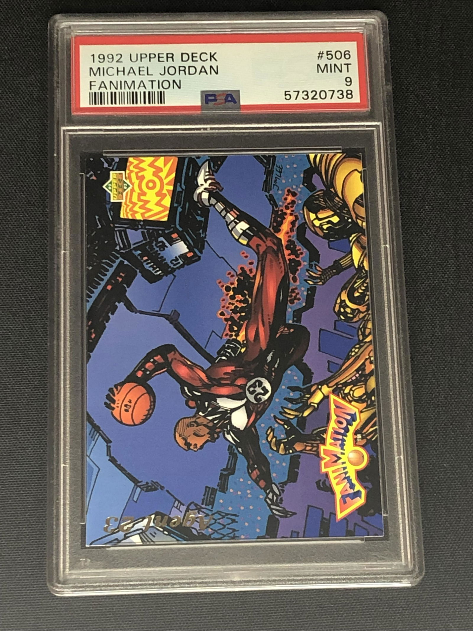 Michael Jordan Upper Deck Fanimation PSA 9 (1 of 1)