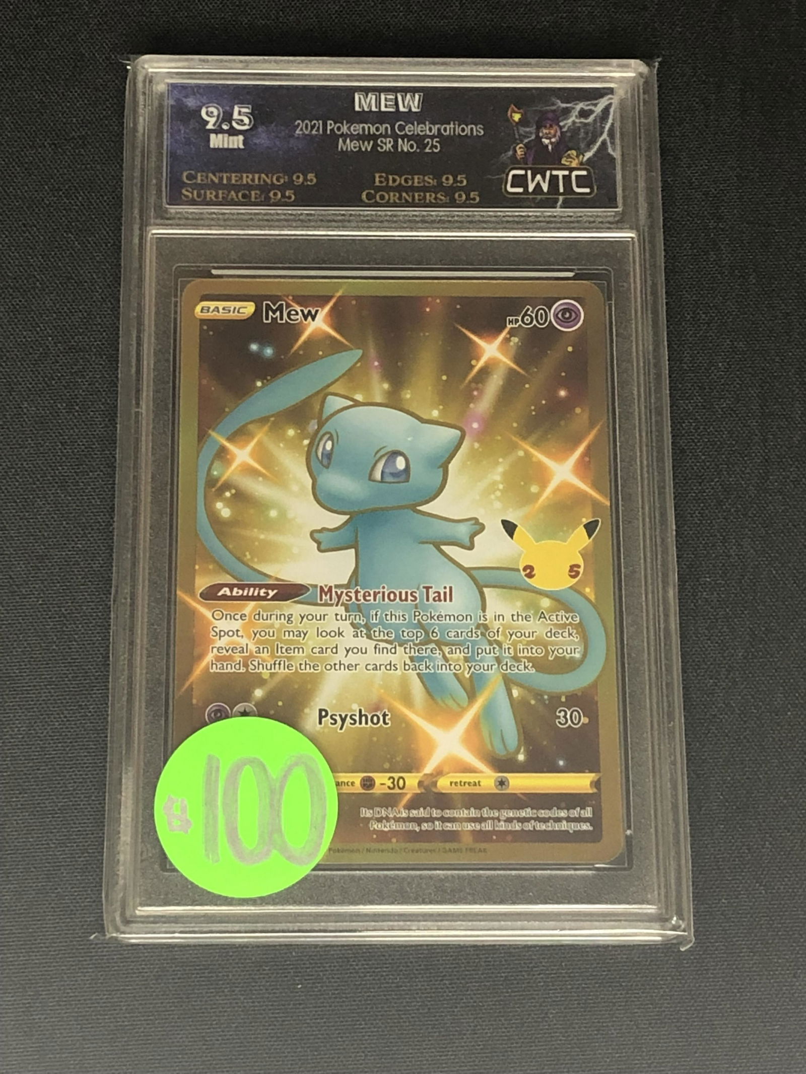 Mew Secret Rare Graded cWTC 9.5 (1 of 1)