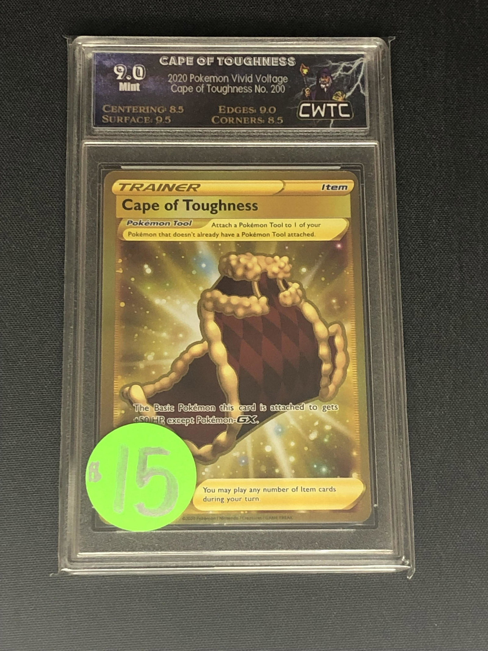 Cape Of Toughness Secret Rare Graded CWTC 9: Cape Of Toughness Secret Rare Graded CWTC 9