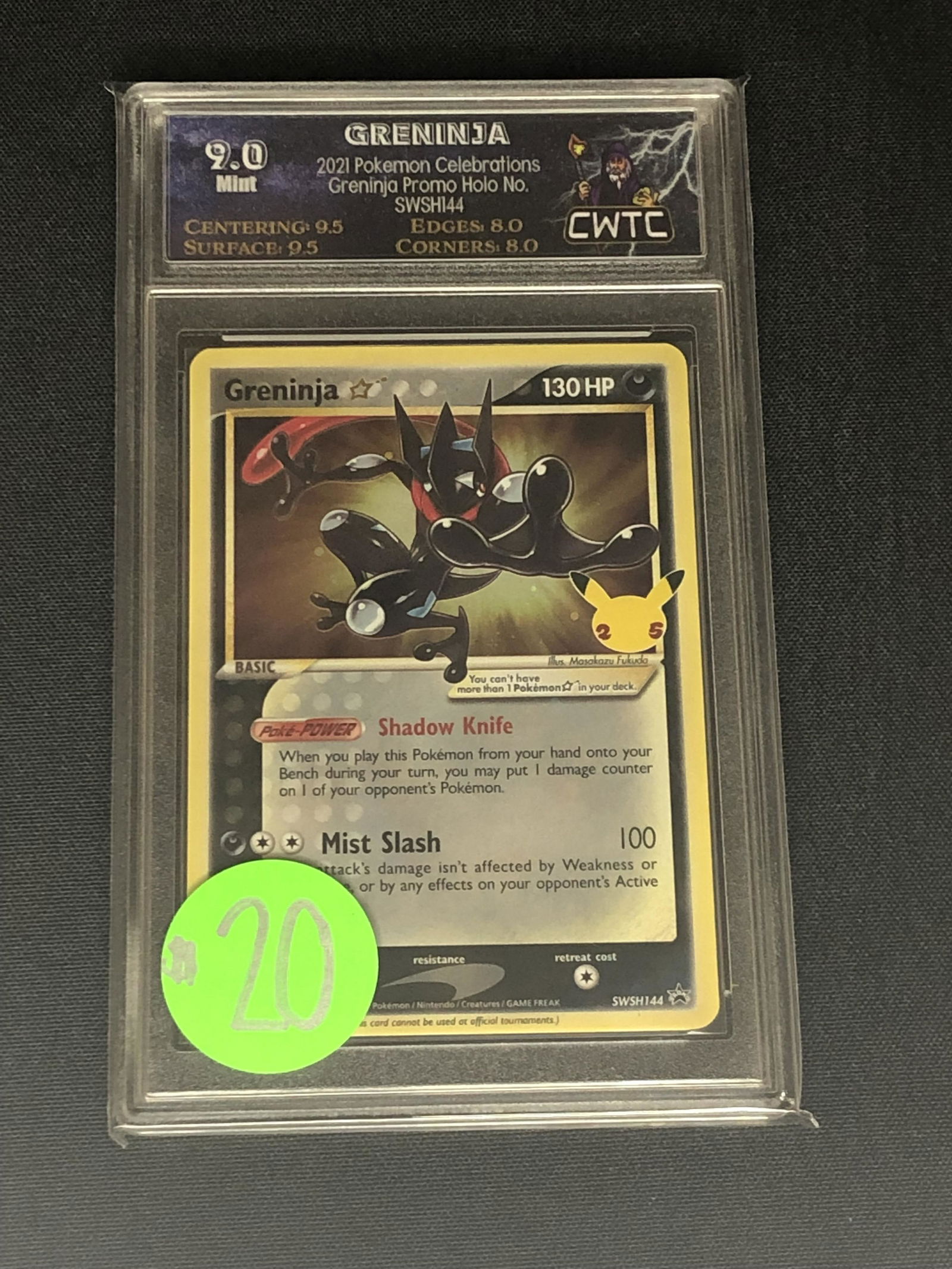 Greninja Gold Star Holo Graded CWTC 9 (1 of 1)