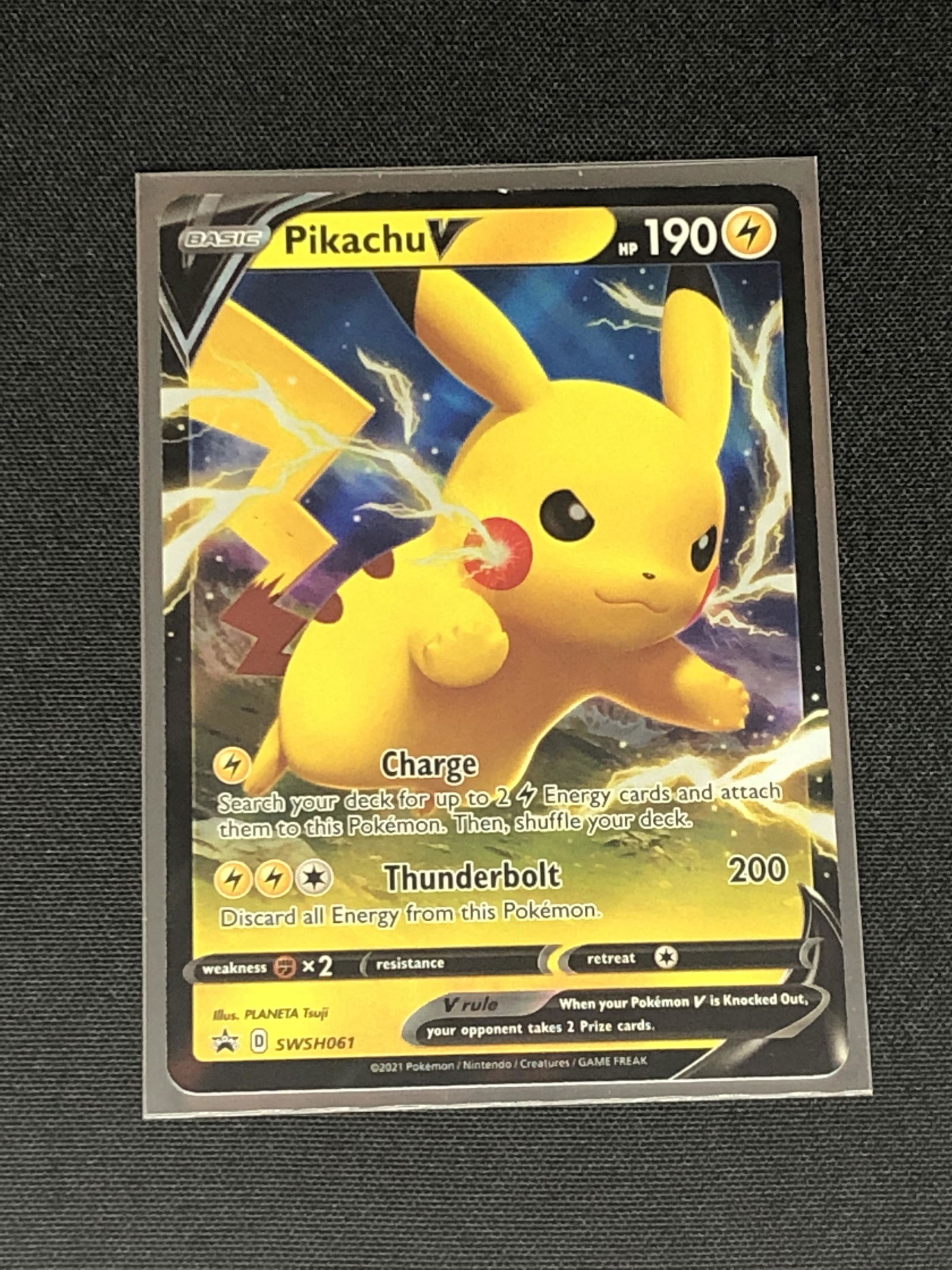 Pikachu V Pokemon Card (1 of 1)