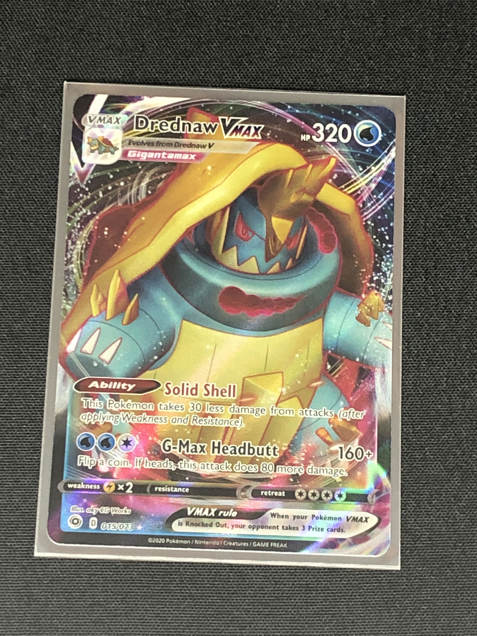 Drednaw Vmax Pokemon Card (1 of 1)