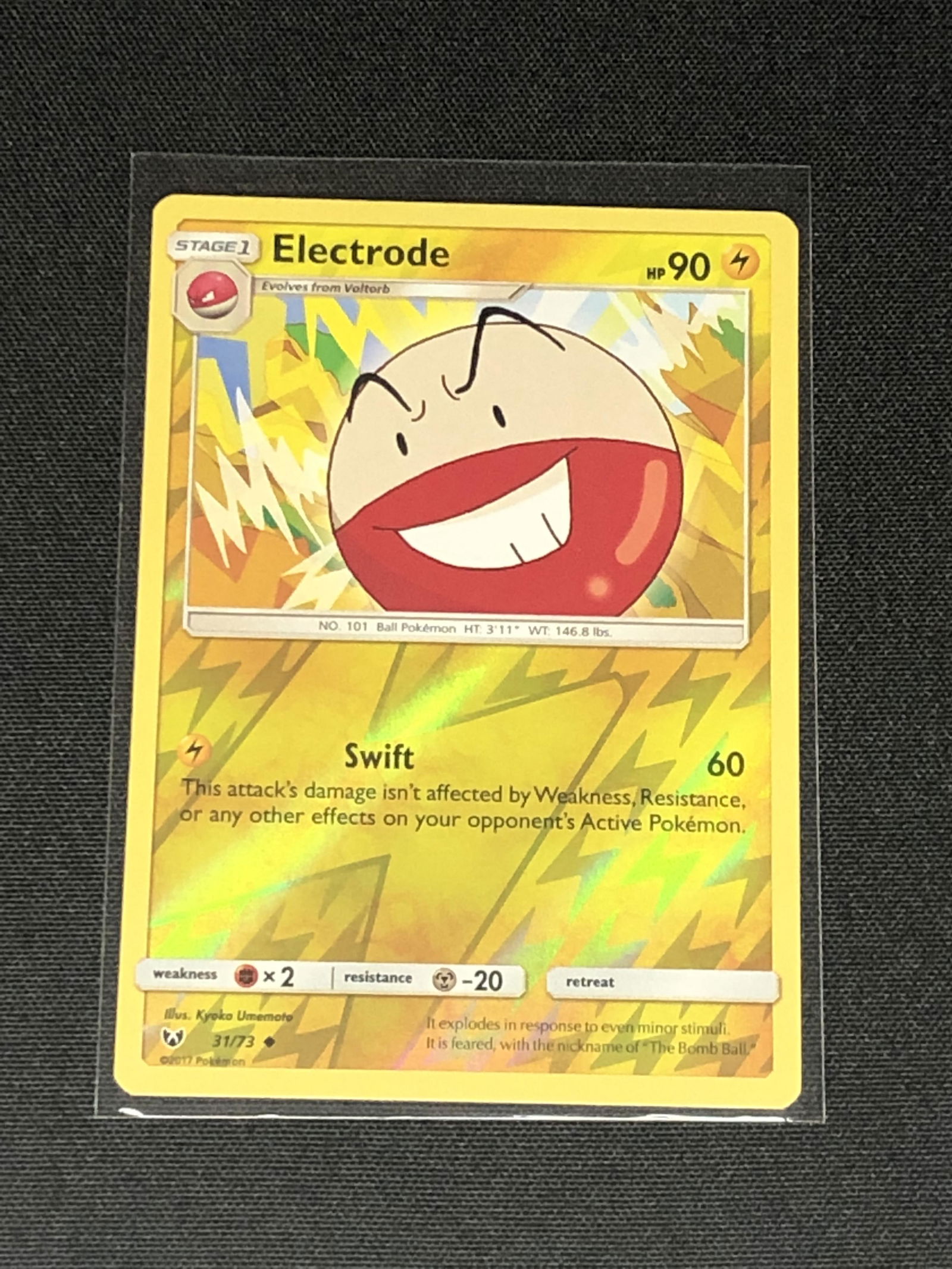 Electrode Reverse Holo Pokemon Card (1 of 1)