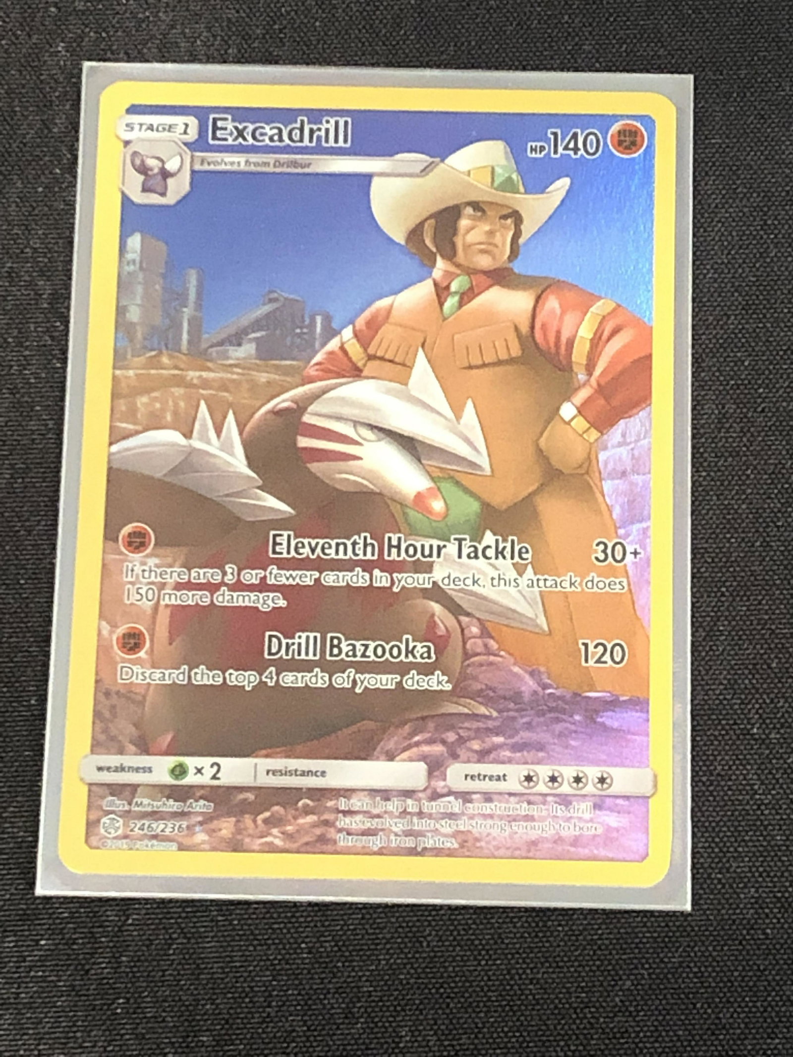 Excadrill Full Art Pokemon Card: Excadrill Full Art Pokemon Card