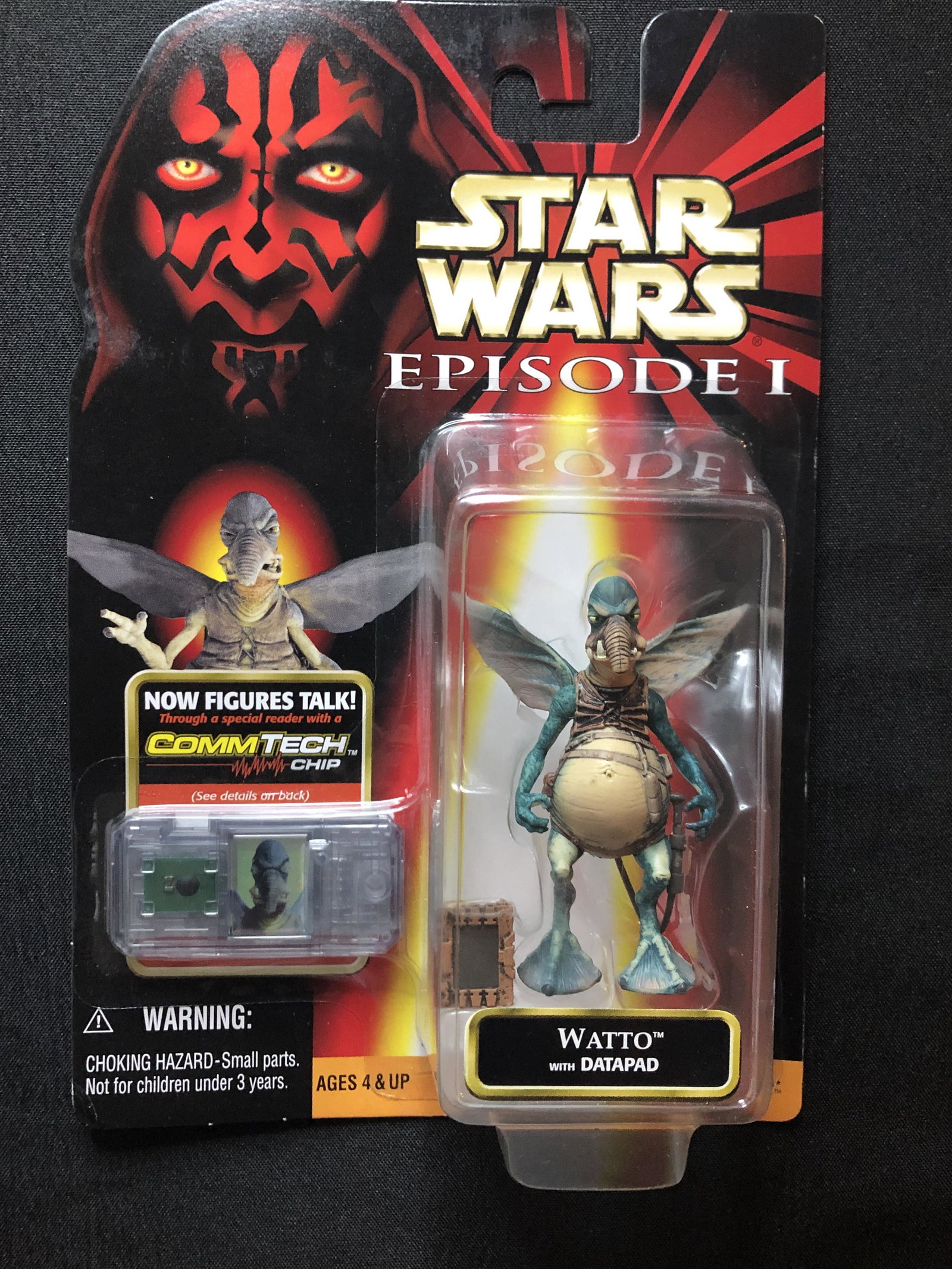Vintage Hasbro Star Wars Episode 1 Watto Action Figure: Vintage Hasbro Star Wars Episode 1 Watto Action Figure