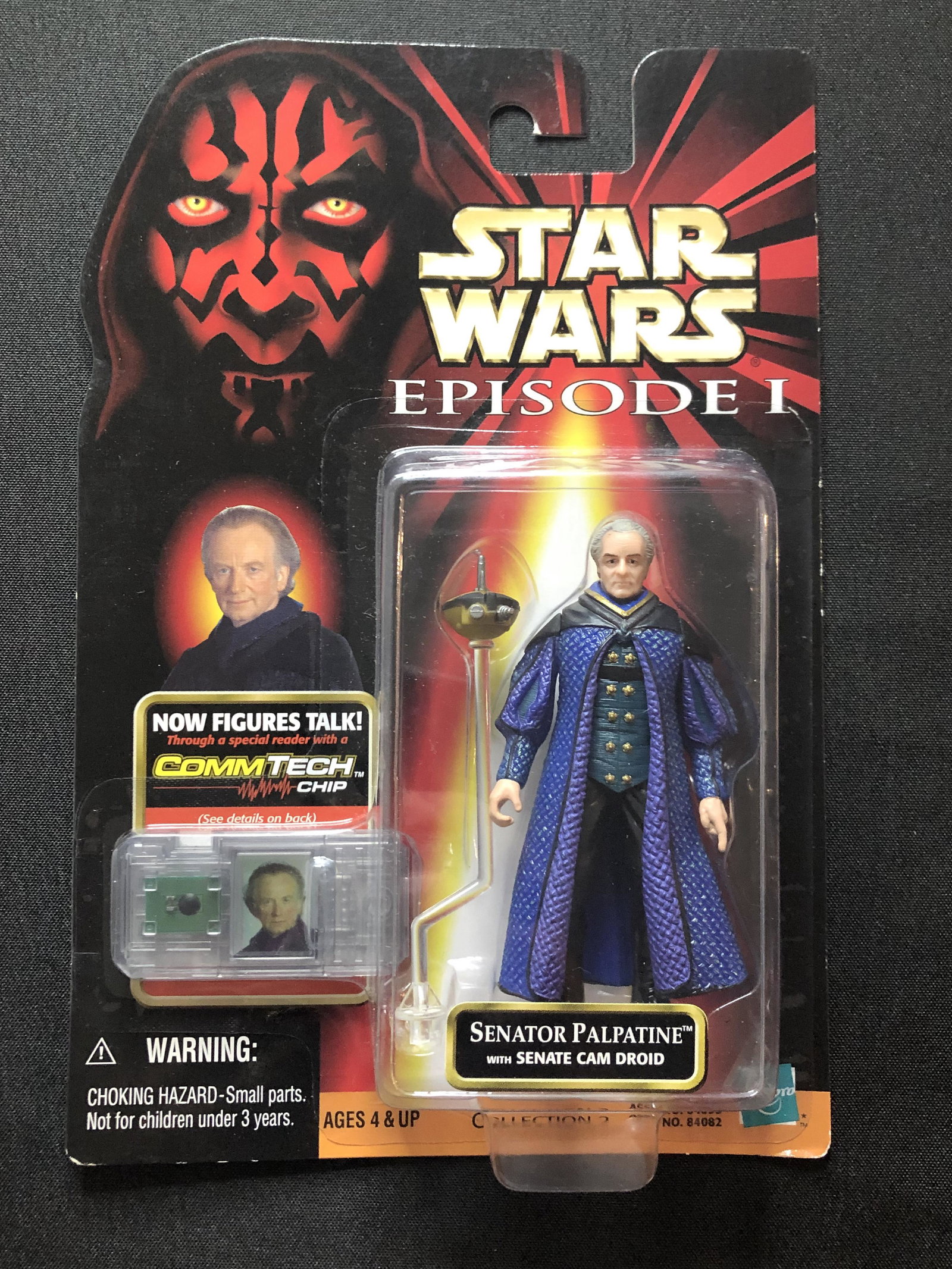 Vintage Hasbro Star Wars Episode 1 Senator Palpatine Action Figure: Vintage Hasbro Star Wars Episode 1 Senator Palpatine Action Figure