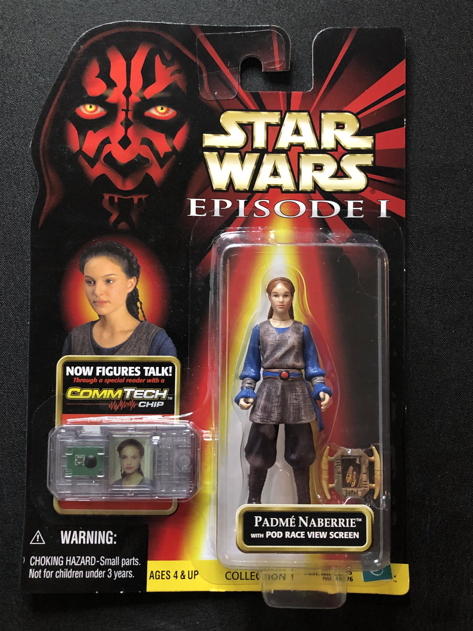 Vintage Hasbro Star Wars Episode 1 Padme Naberrie Action Figure: Vintage Hasbro Star Wars Episode 1 Padme Naberrie Action Figure