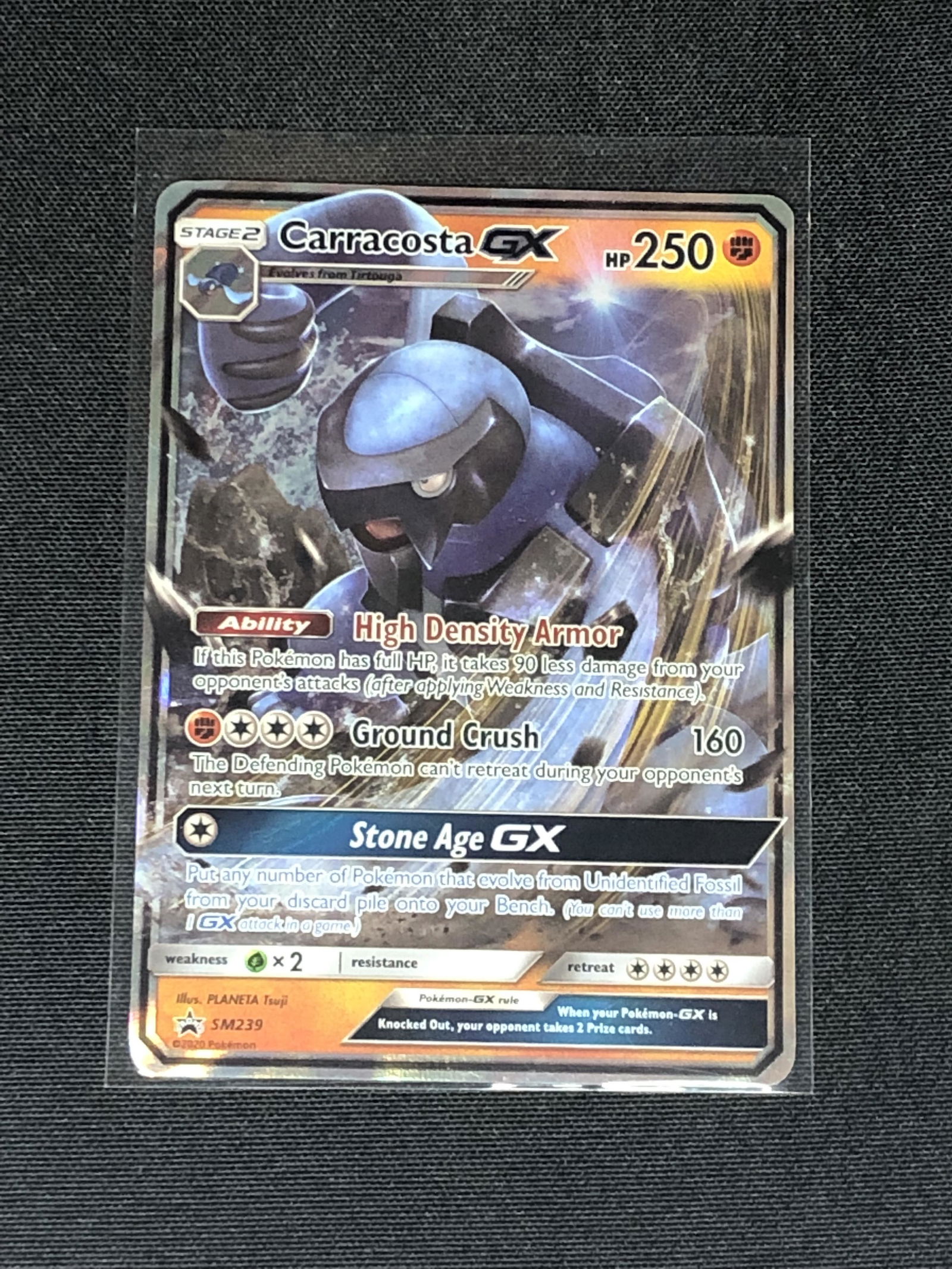 Carracosta GX Pokemon Card (1 of 1)