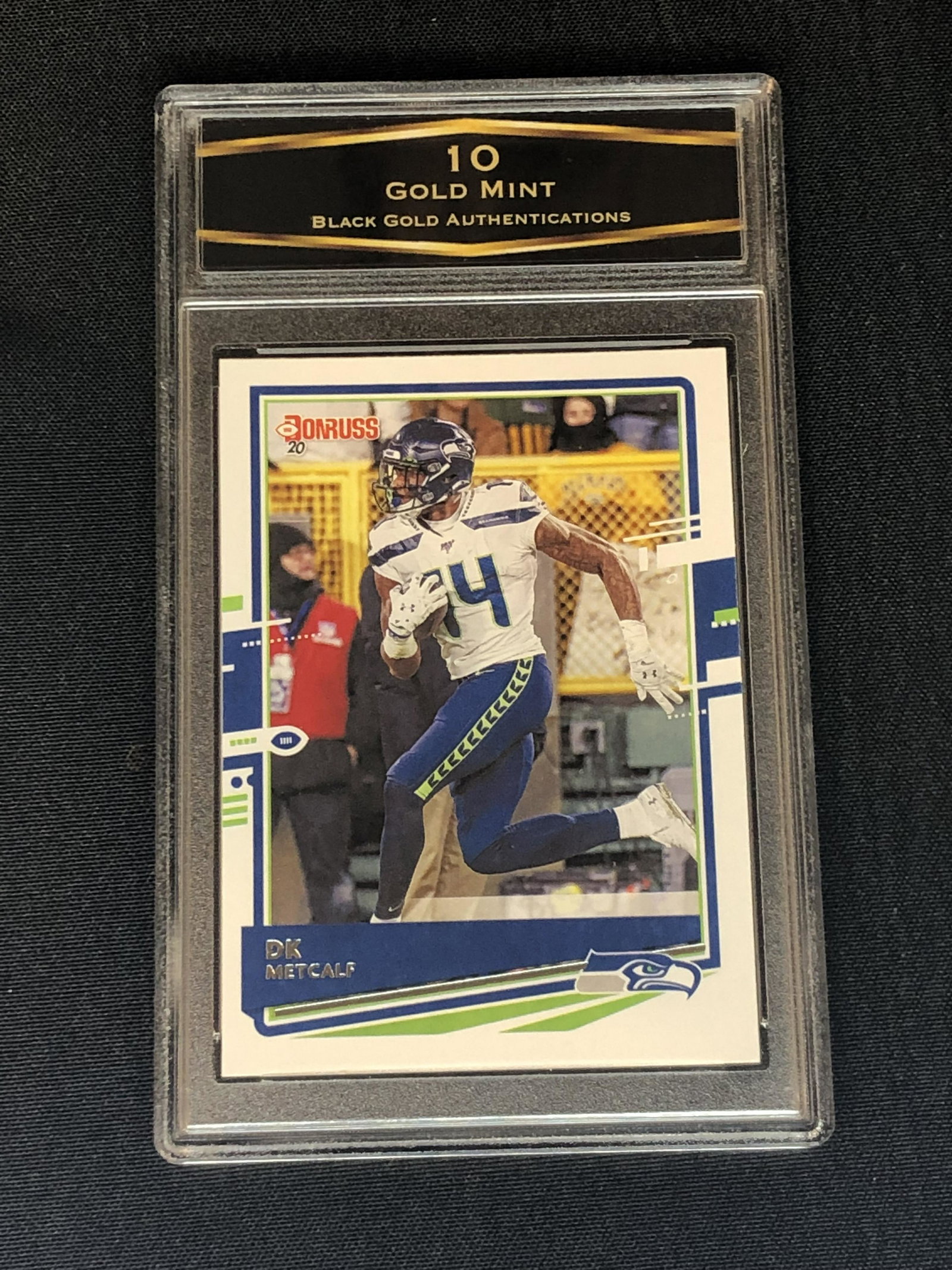 DK Metcalf Donruss Graded BGA 10: DK Metcalf Donruss Graded BGA 10