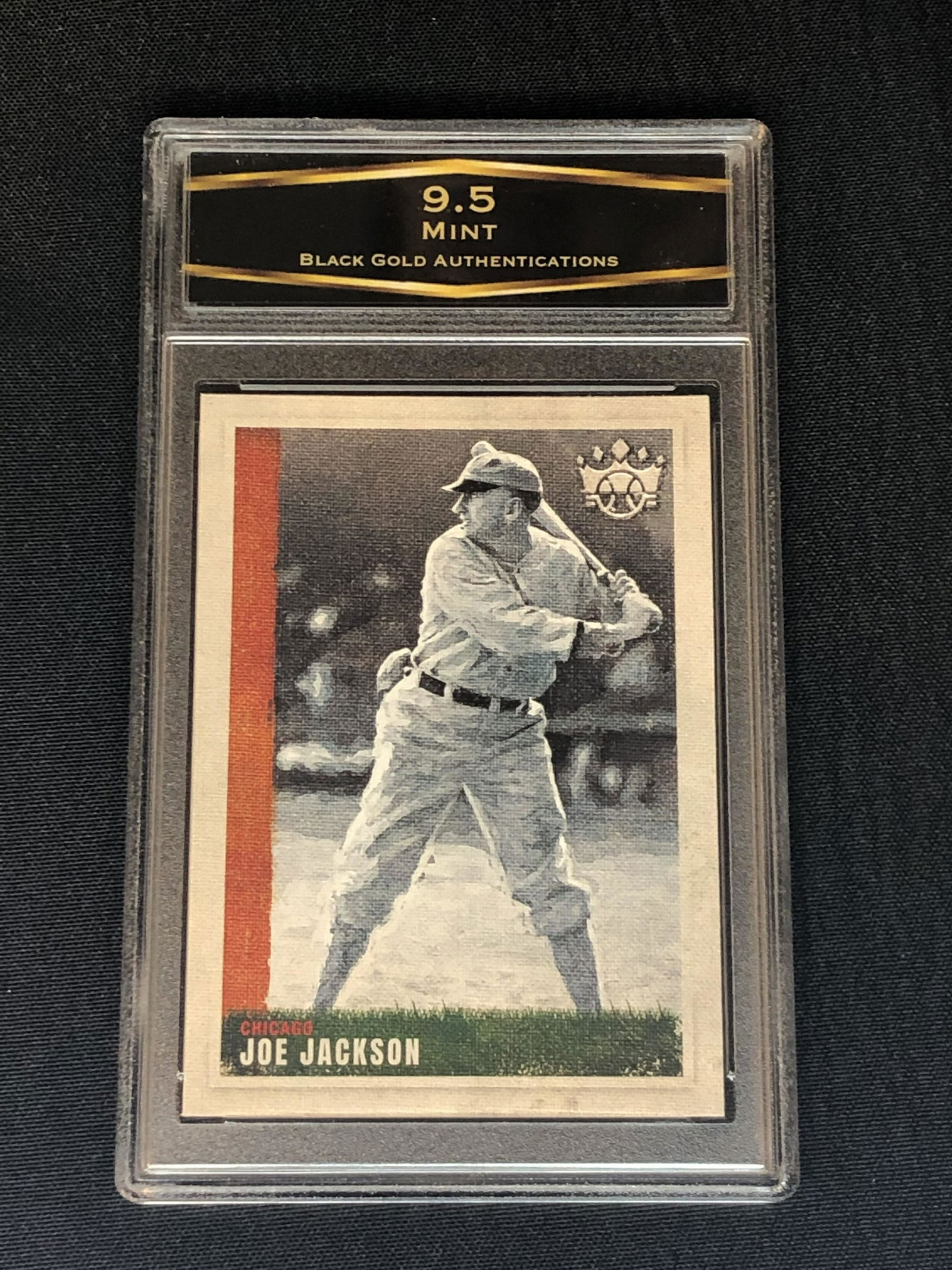 "Shoeless" Joe Jackson Panini Diamond Kings Graded BGA 9.5: "Shoeless" Joe Jackson Panini Diamond Kings Graded BGA 9.5