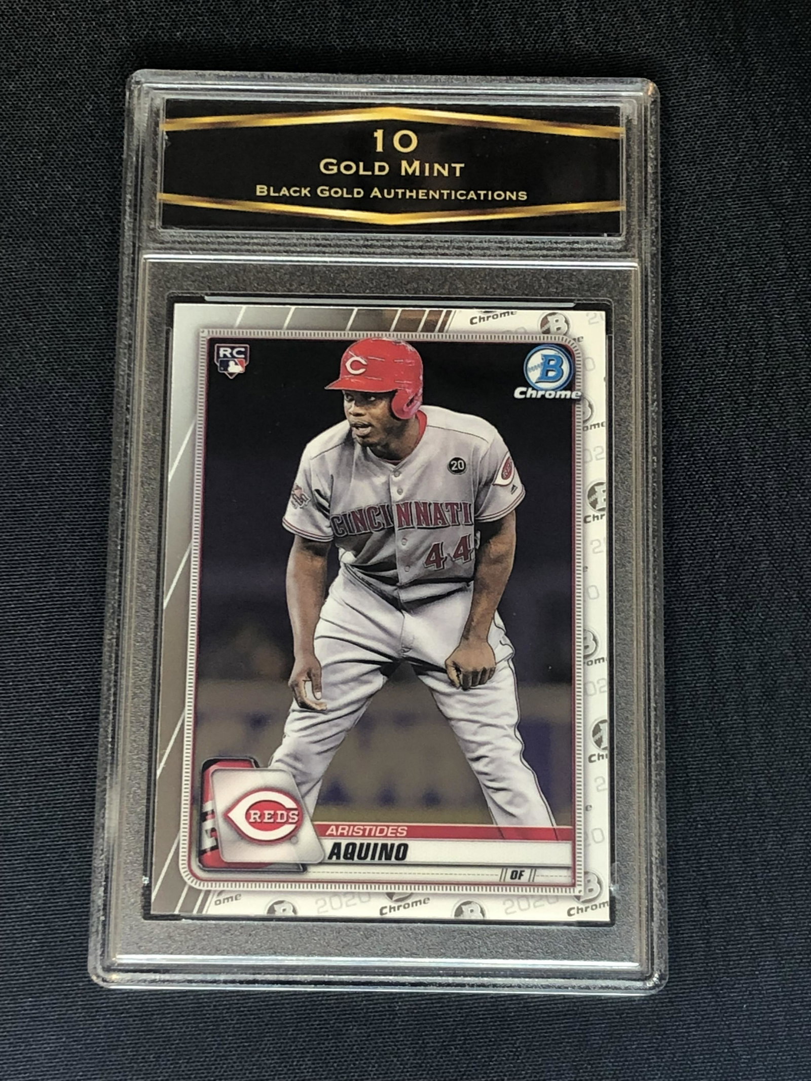 Aristedes Aquino Bowman Chrome Rookie Graded BGA 10 (1 of 1)