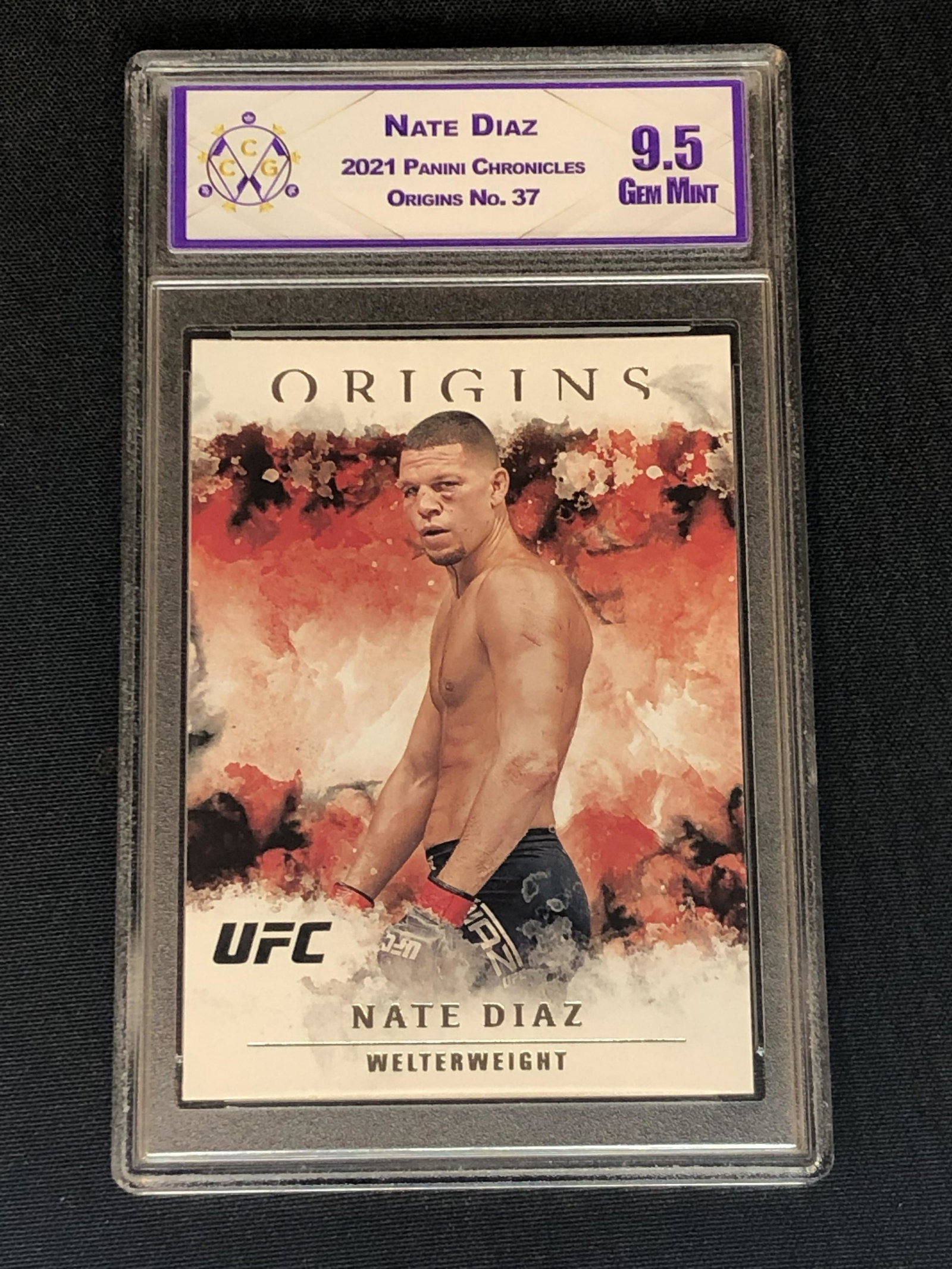 Nate Diaz Panini Origins Graded CCG 9.5 (1 of 1)