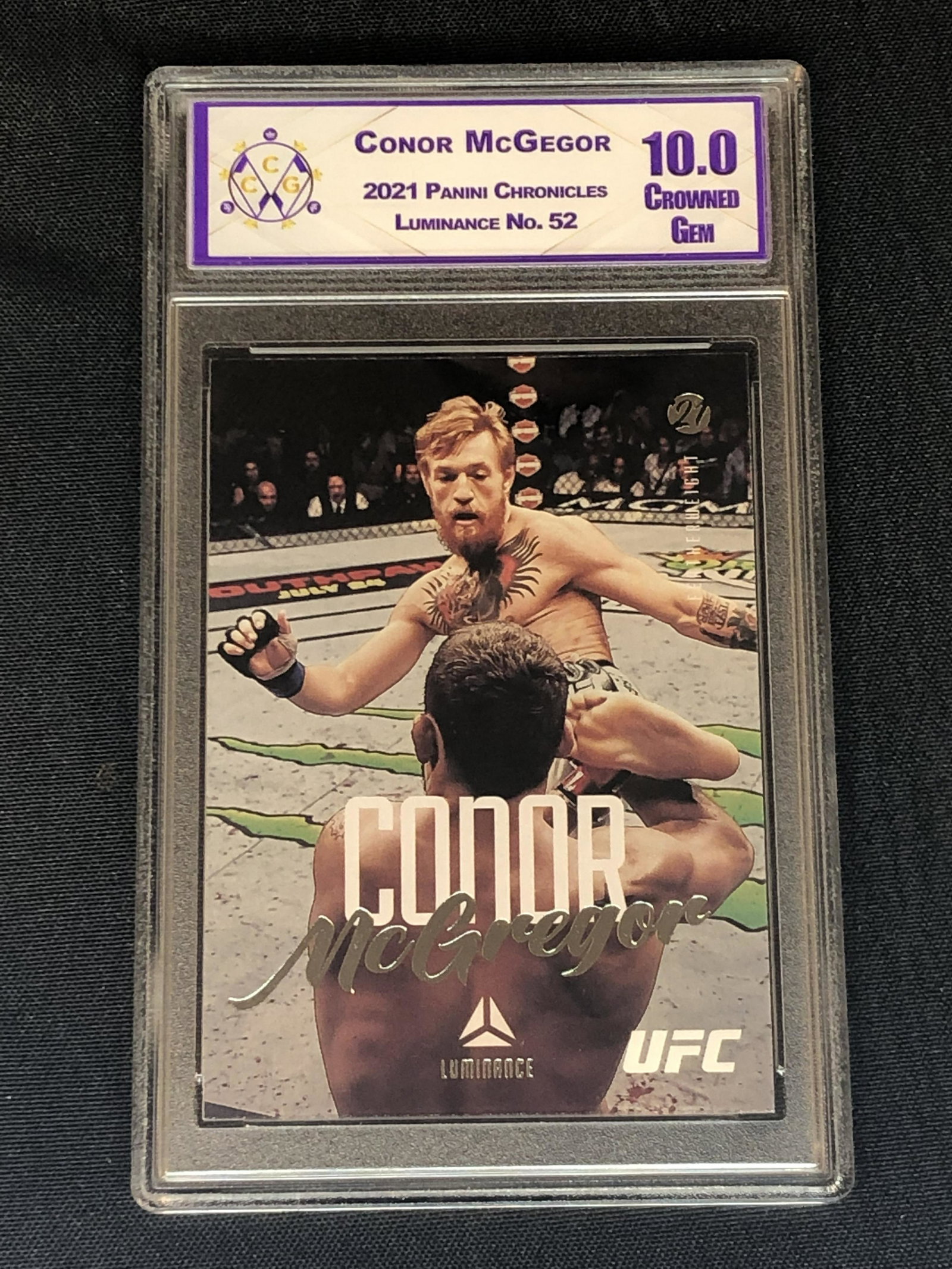 Conor McGregor Panini Luminance Graded CCG 10 (1 of 1)