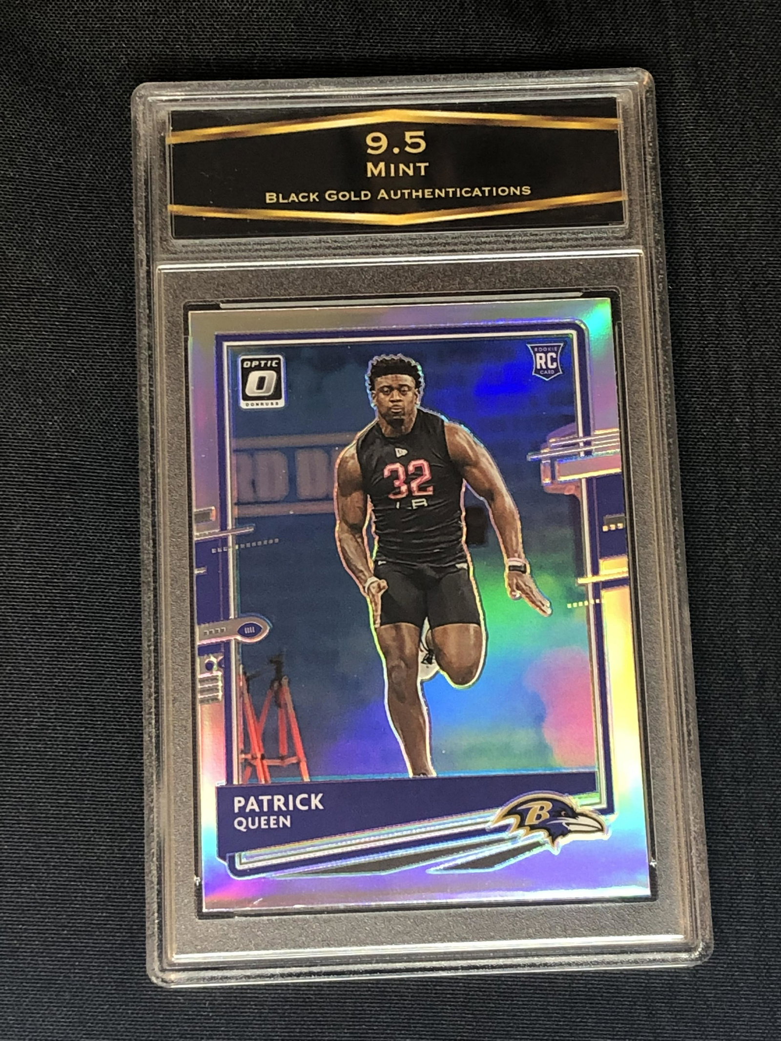 Patrick Queen Panini Donruss Optic Silver Prizm Graded BGA 9.5 (1 of 1)