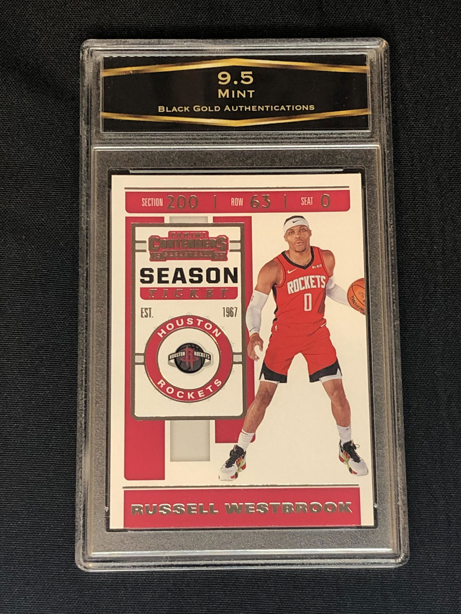 Russell Westbrook Panini Contenders Graded BGA 9.5 (1 of 1)