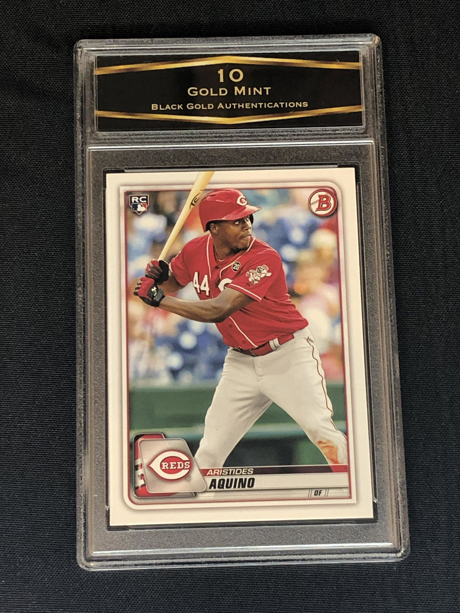 Aristides Aquino Bowman Rookie Graded BGA 10 (1 of 1)