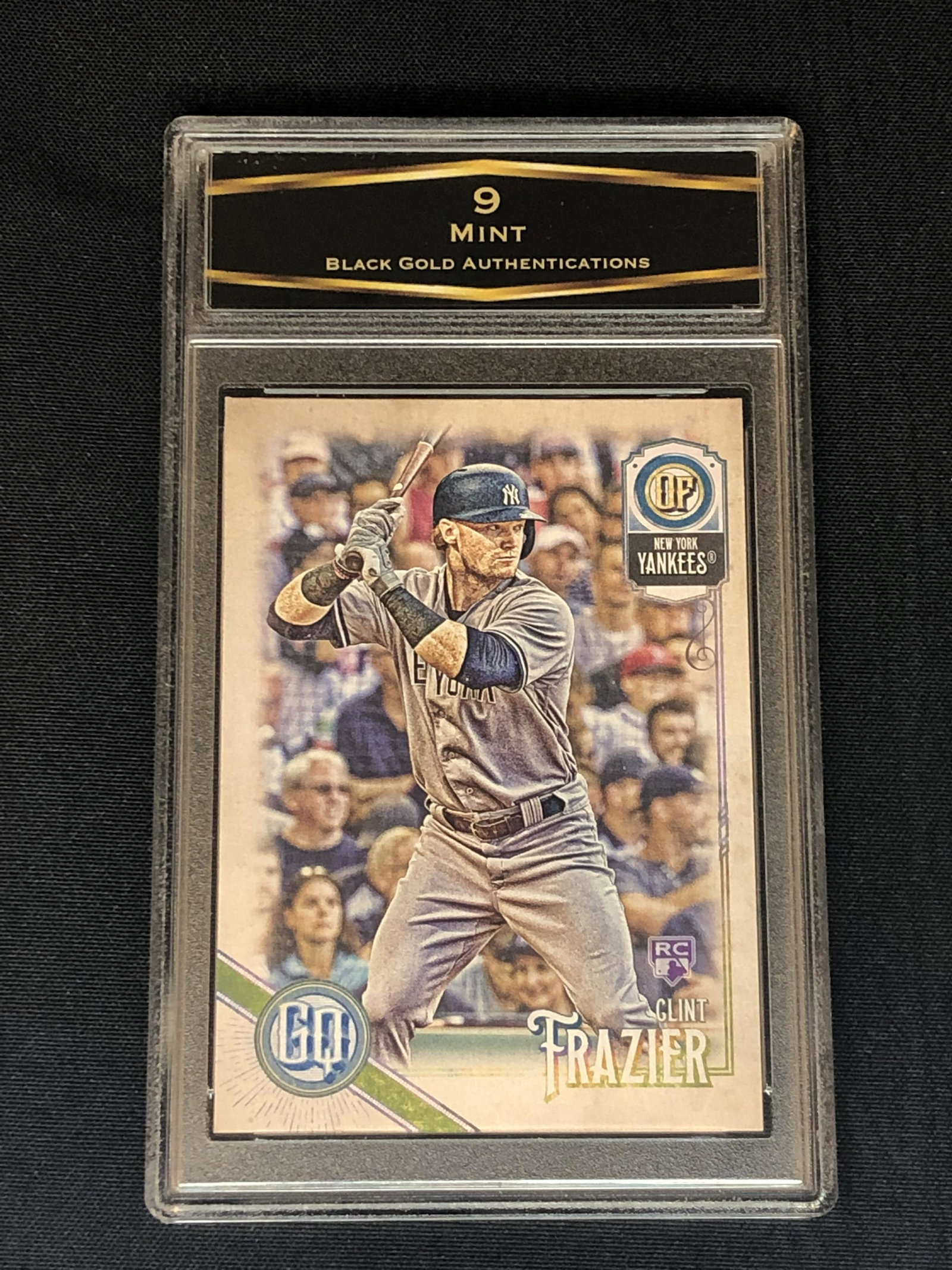 Clint Frazier Topps GQ Rookie Graded BGA 9: Clint Frazier Topps GQ Rookie Graded BGA 9