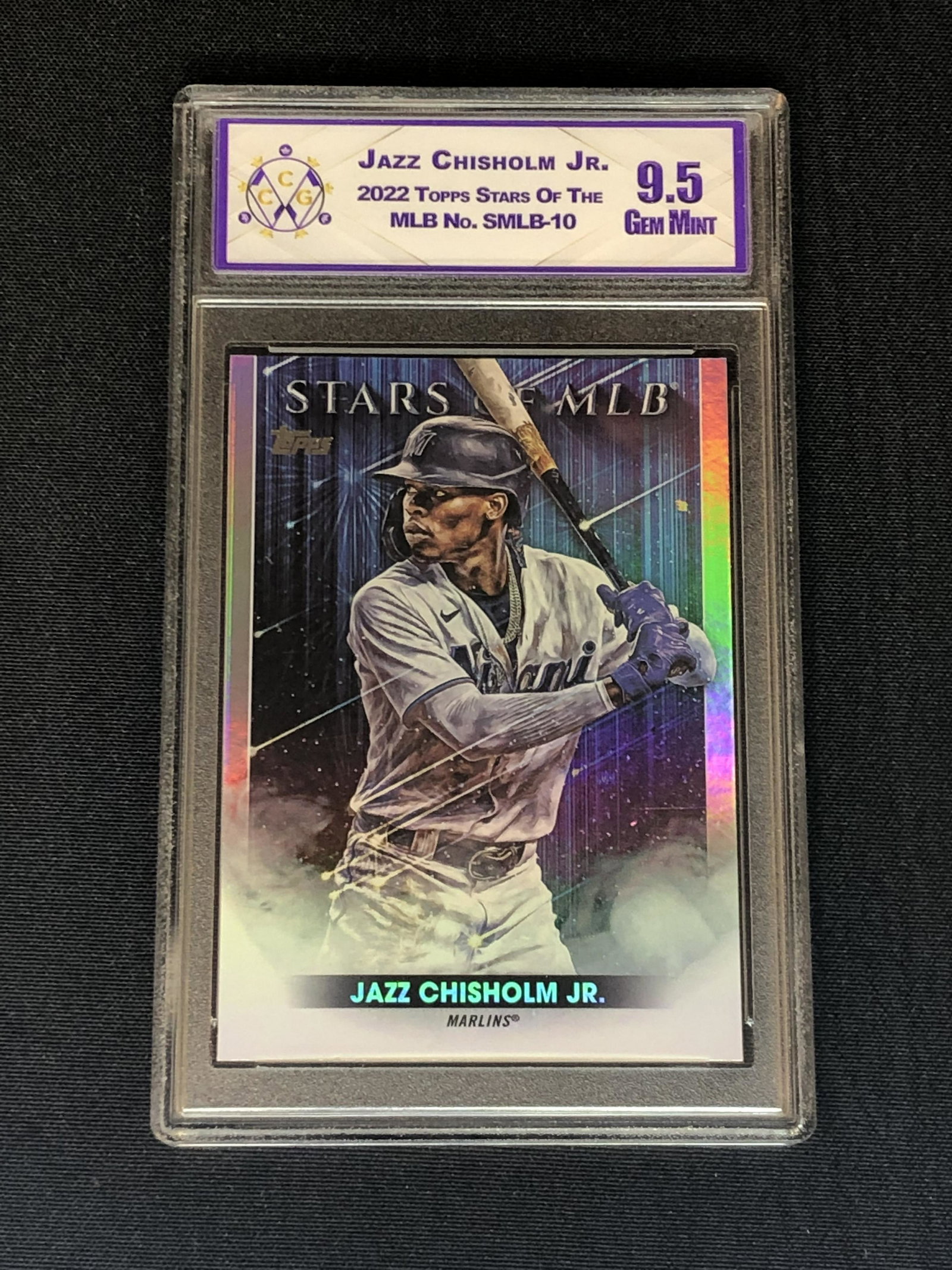 Jazz Chisholm Jr Topps Graded CCG 9.5 (1 of 1)