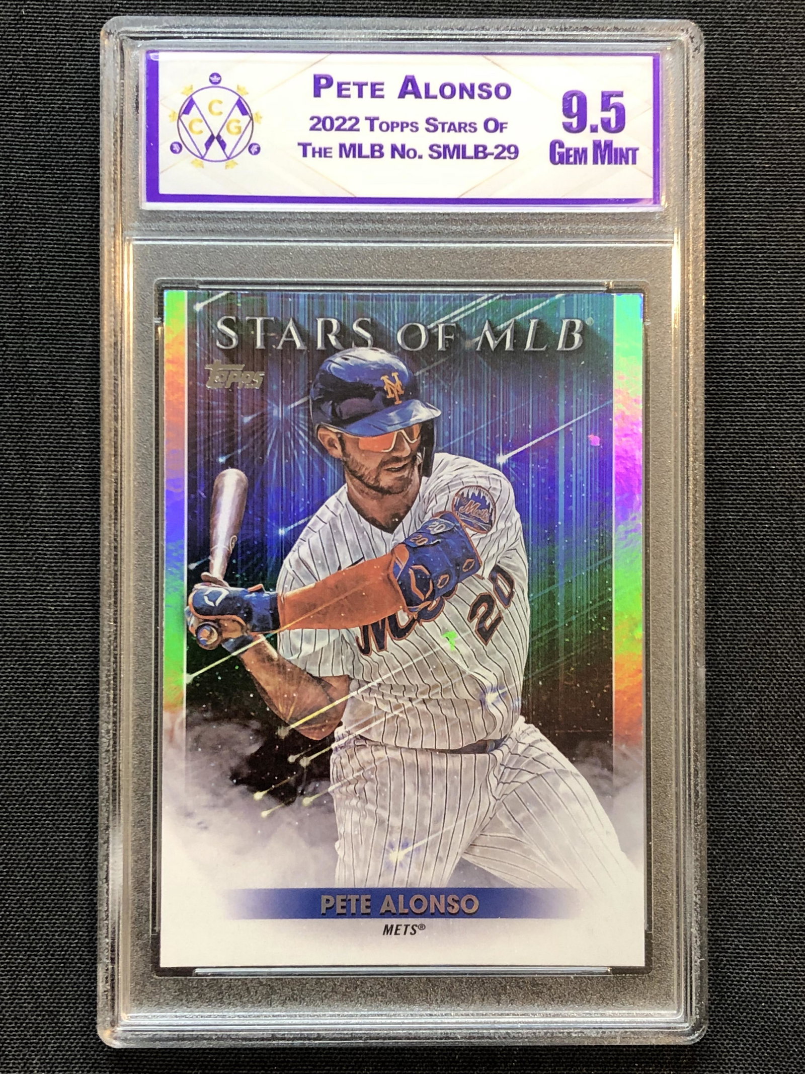 Pete Alonso Topps Graded CCG 9.5 (1 of 1)