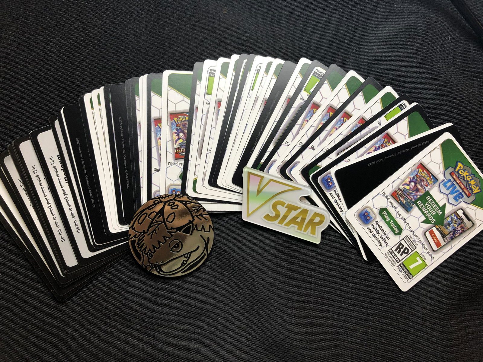 Lot of Pokemon Code Cards & Tokkens (1 of 1)