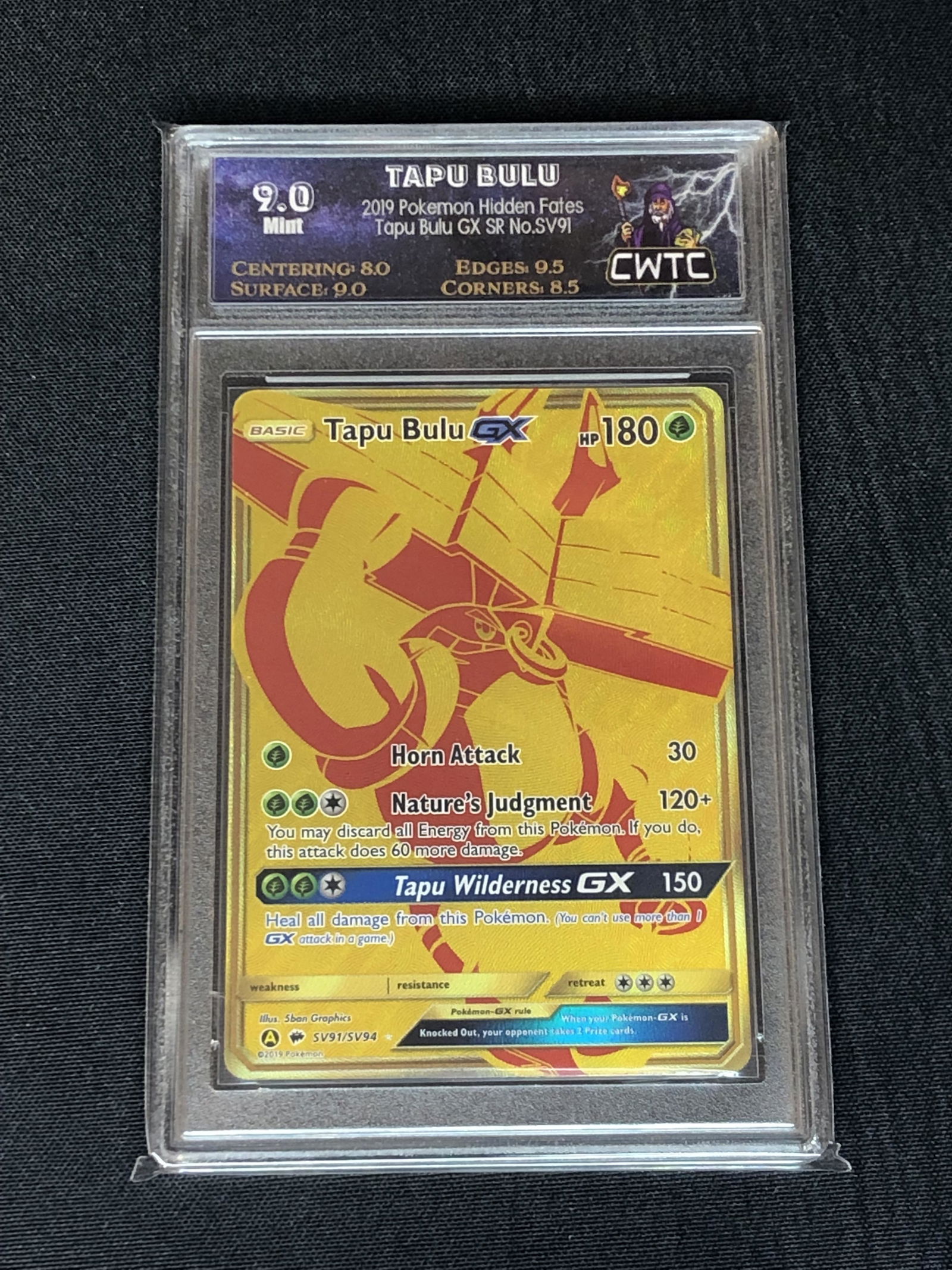 Tapu Bulu GX Full Art Graded CWTC 9 (1 of 1)