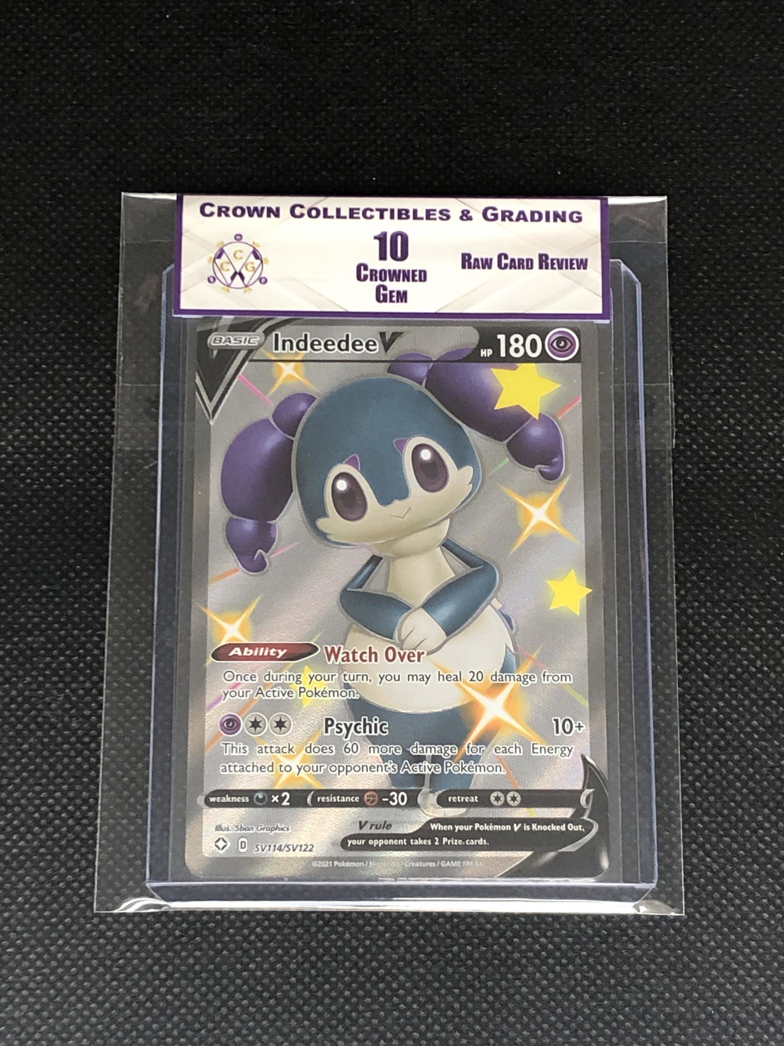 Raw Card Review Shiny Indeedee V Full Art CC&G 10: Raw Card Review Shiny Indeedee V Full Art CC&G 10