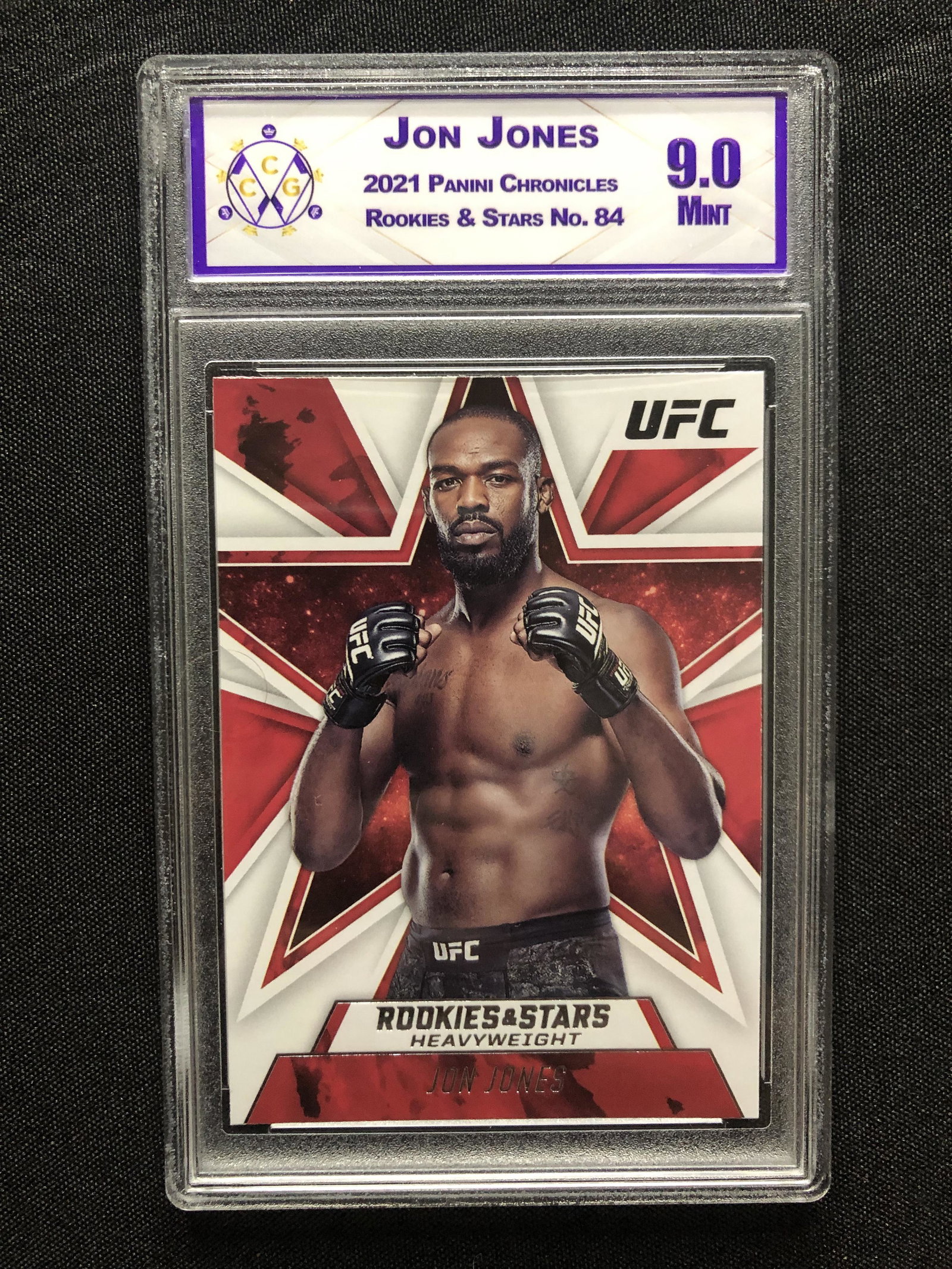 Jon Jones Panini Rookies & Stars Graded CCG 9 (1 of 1)