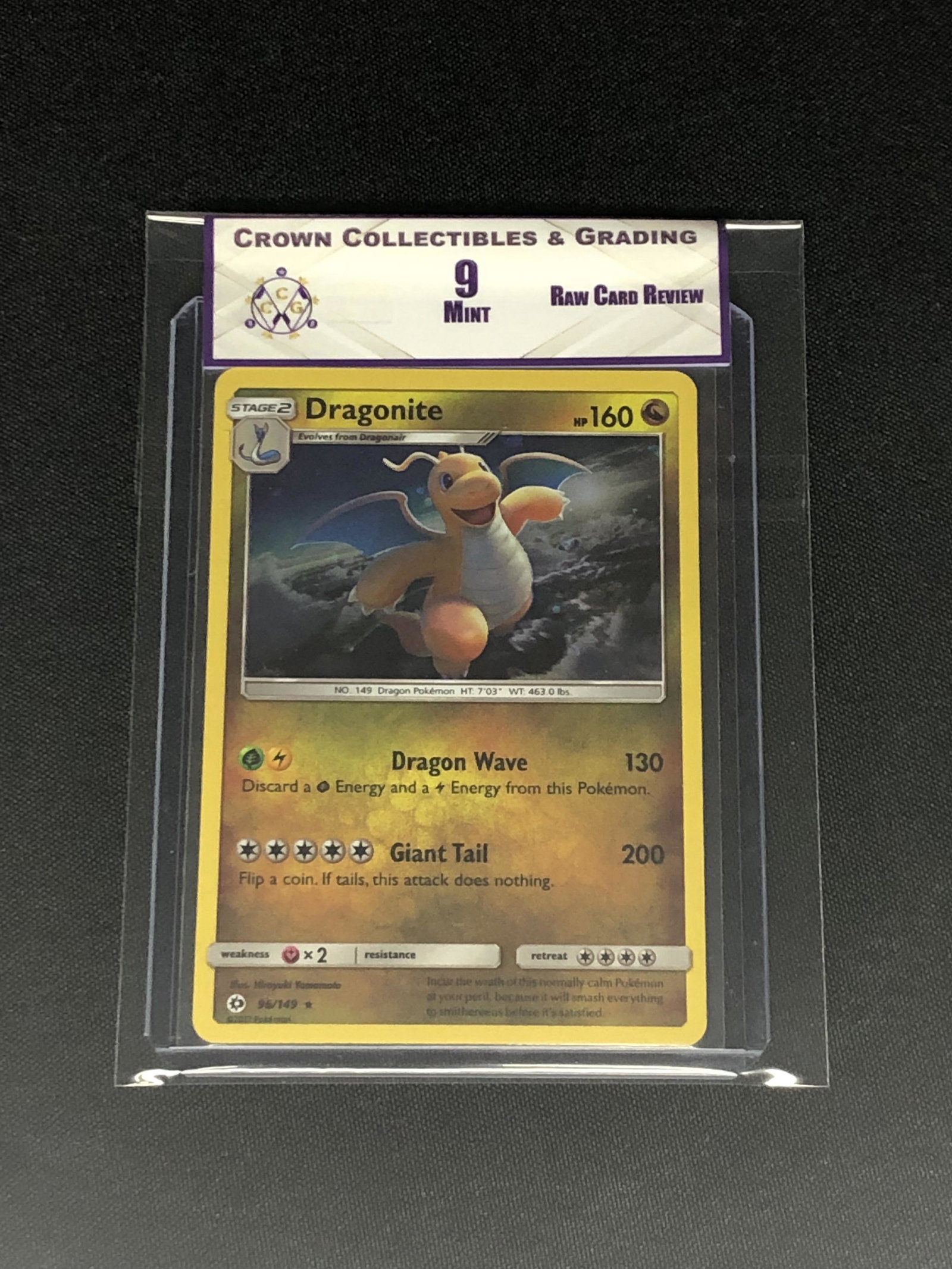 Raw Card Review Dragonite Holo Graded CCG 9 (1 of 1)