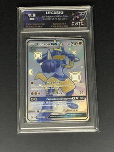 Baby Shiny Lucario Graded Cwtc 9.5