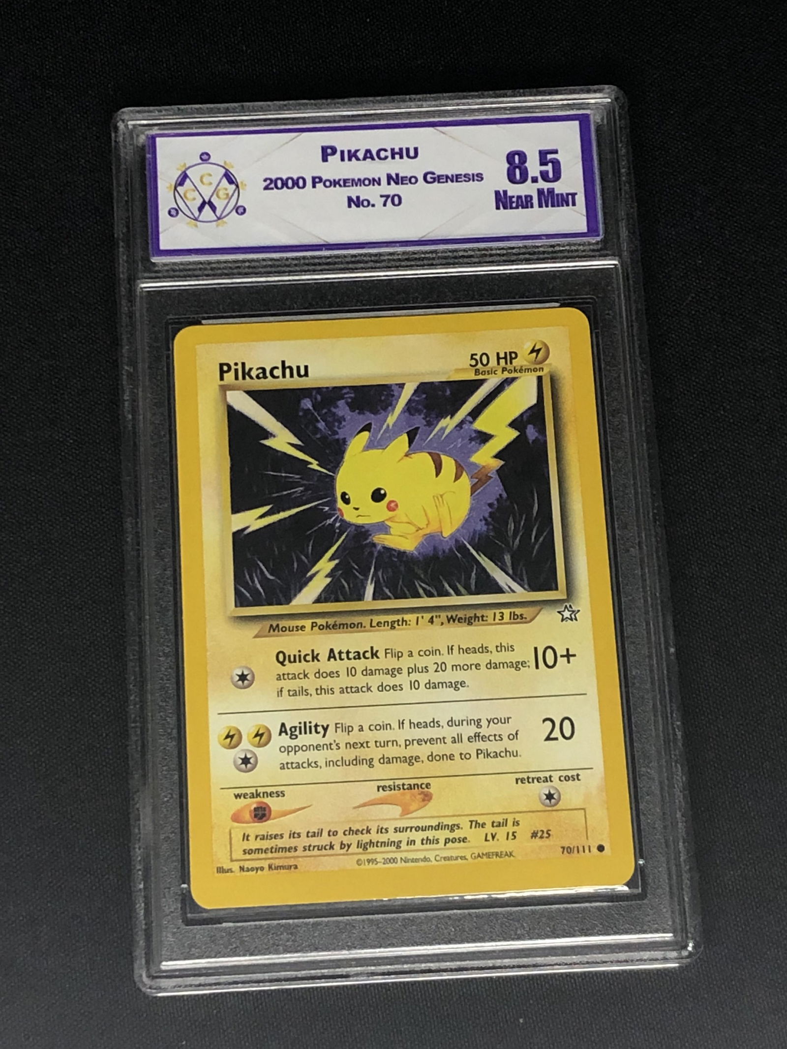 Neo Genesis Pikachu Graded CCG 8.5 (1 of 1)