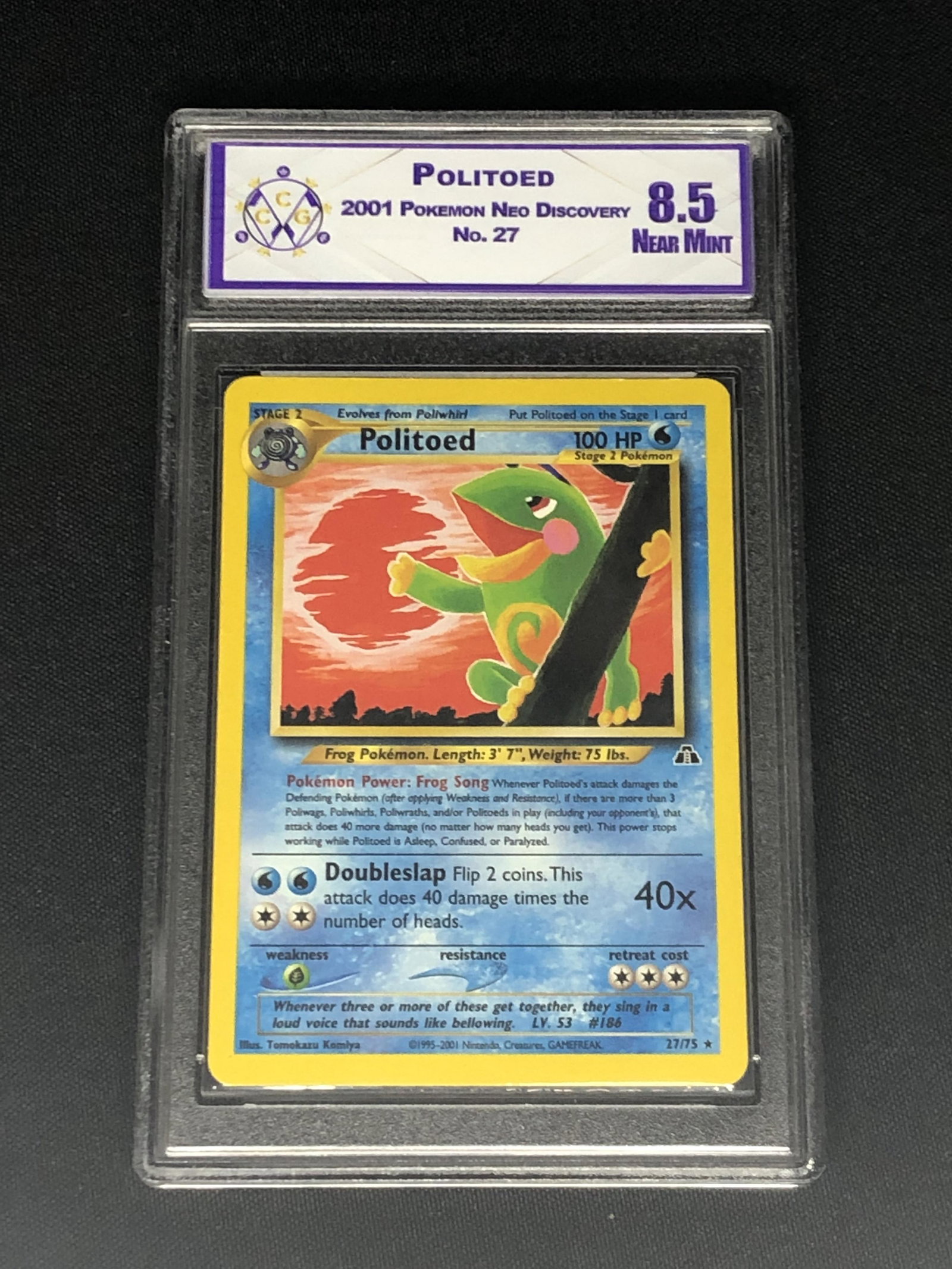 Neo Discovery Politoed Graded CCG 8.5 (1 of 1)