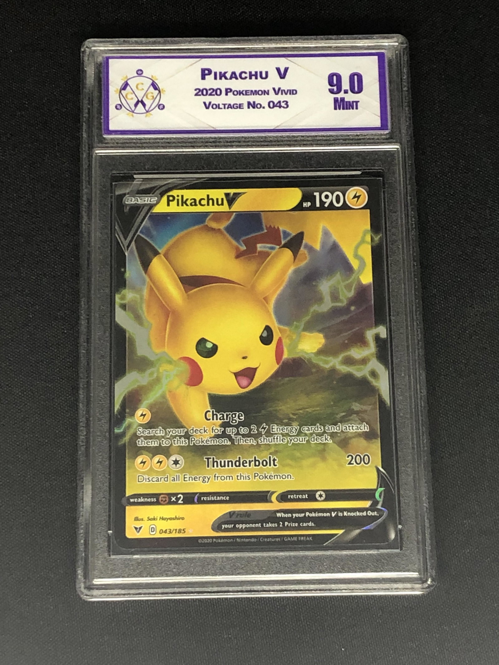 Pikachu V graded CCG 9 (1 of 1)