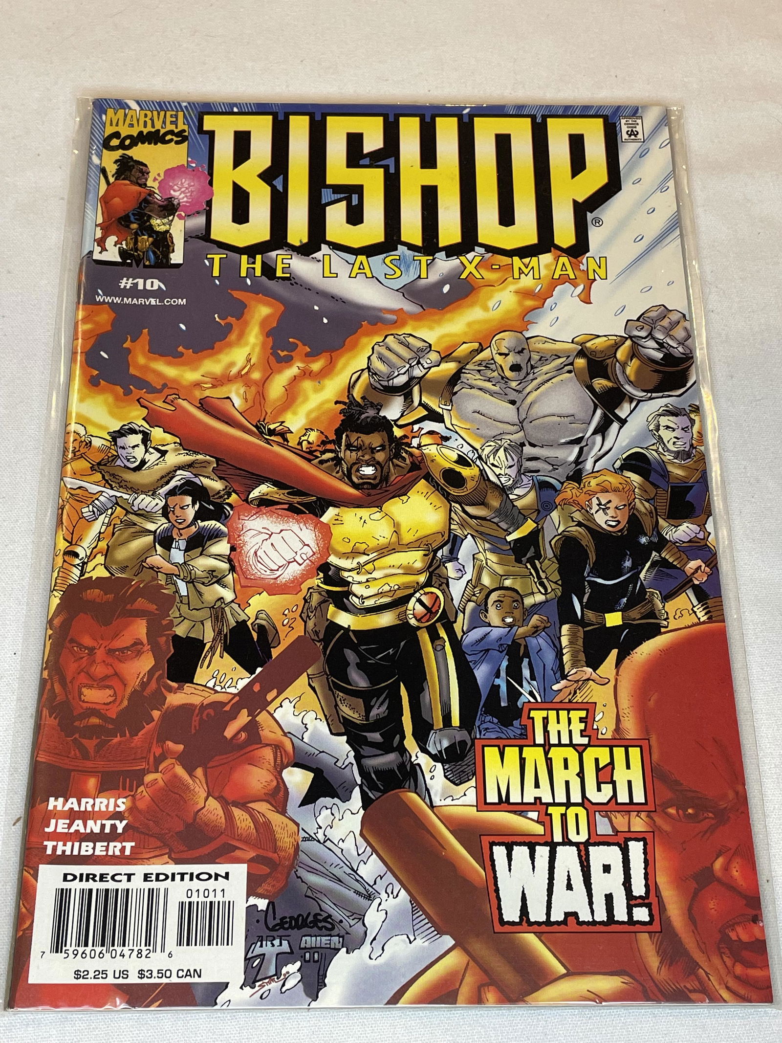 Marvel Bishop The March to War Comic Book: Marvel Bishop The March to War Comic Book