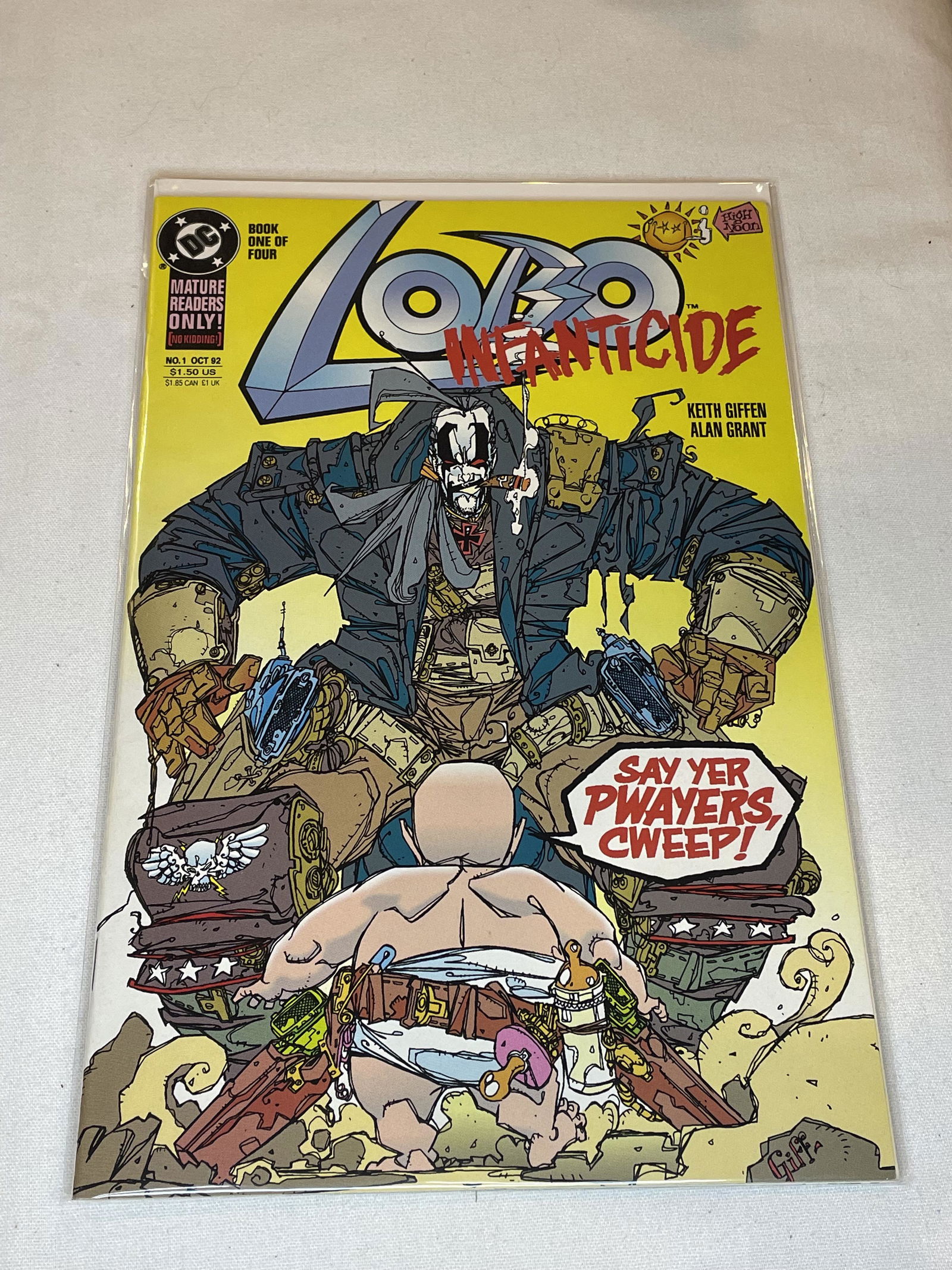 DC Lobo Infanticide Comic Book (1 of 1)