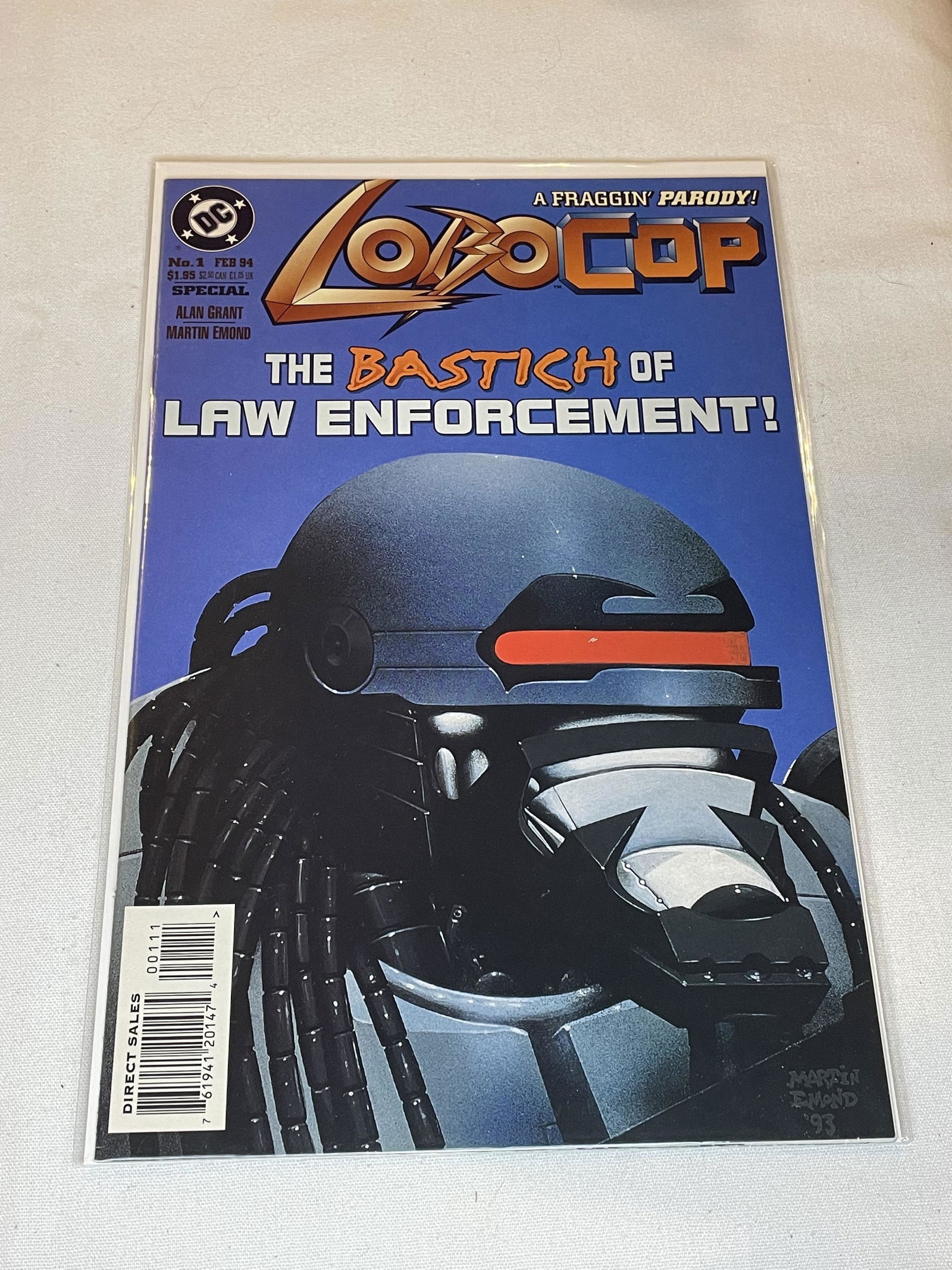 DC Lobo Cop Comic Book (1 of 1)