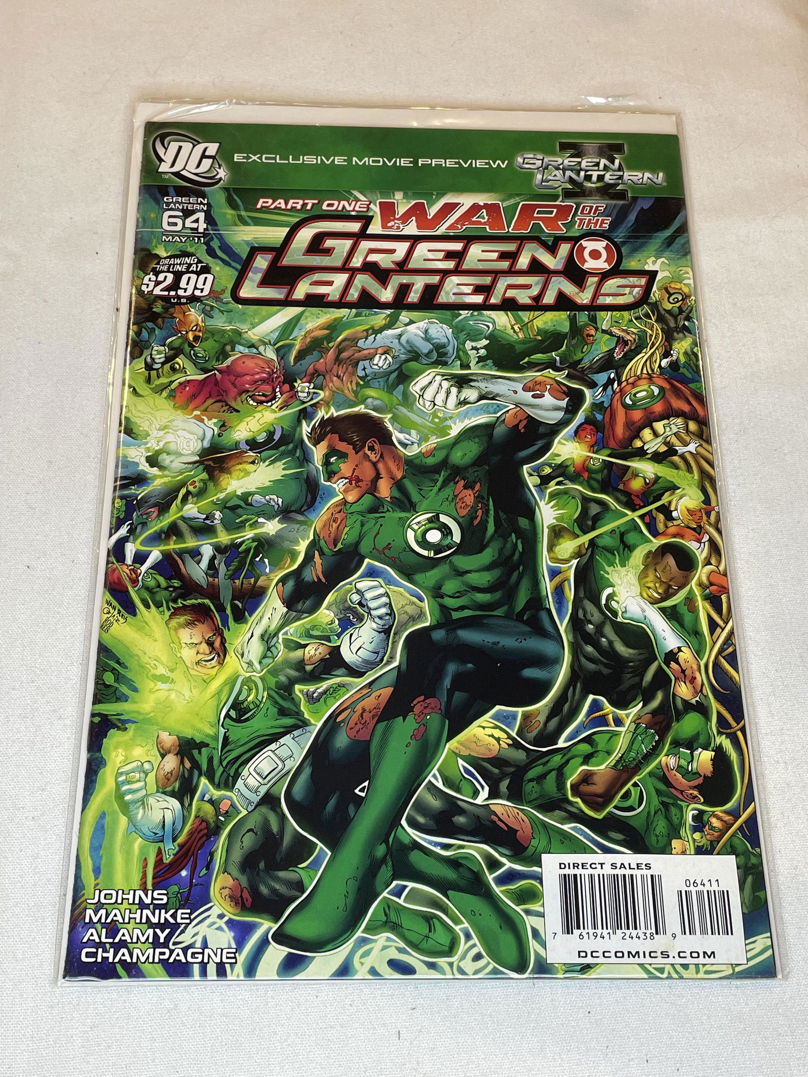 DC Green Lanterns Comic Book (1 of 1)