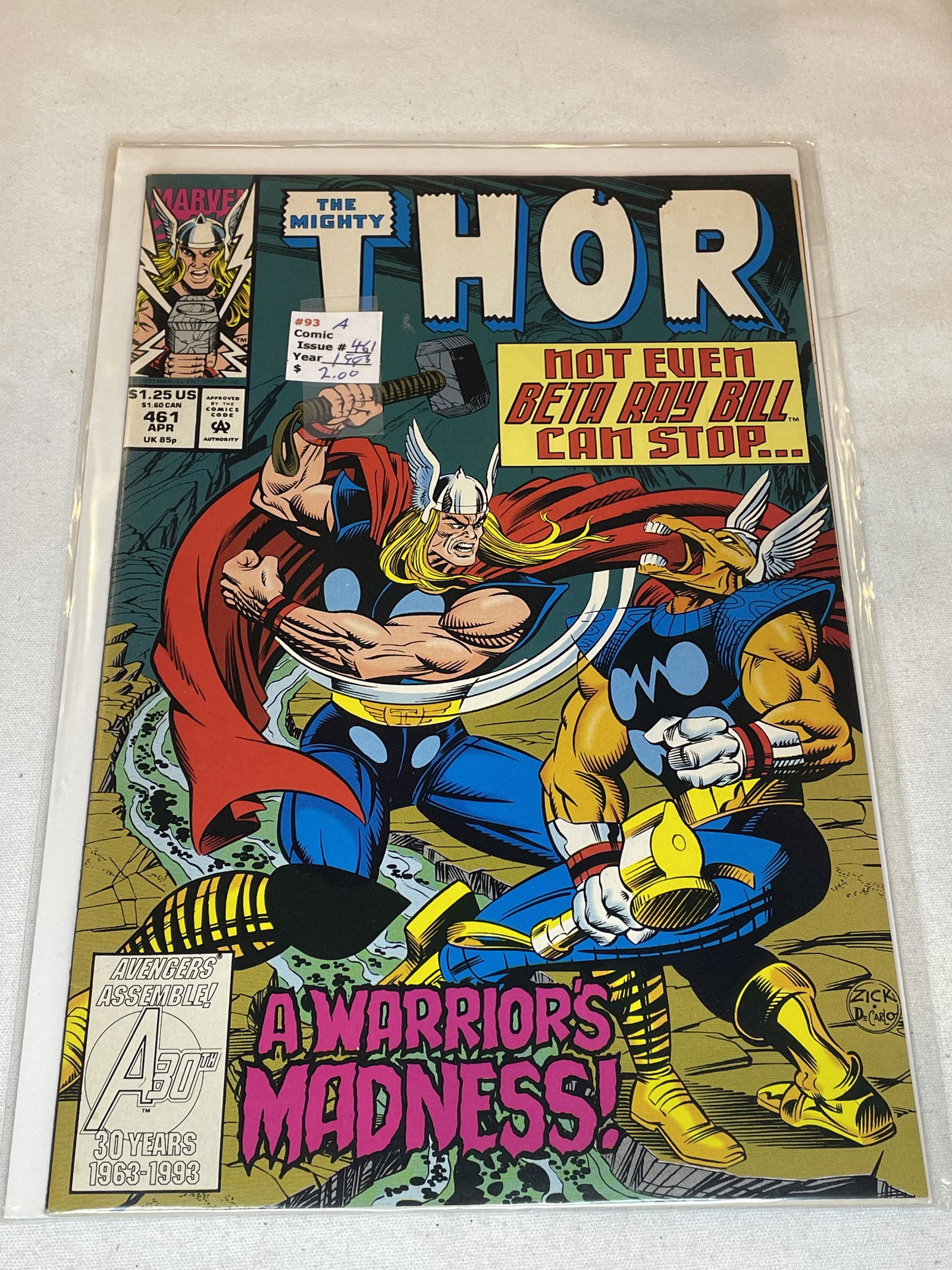 Marvel the Mighty Thor Comic Book (1 of 1)