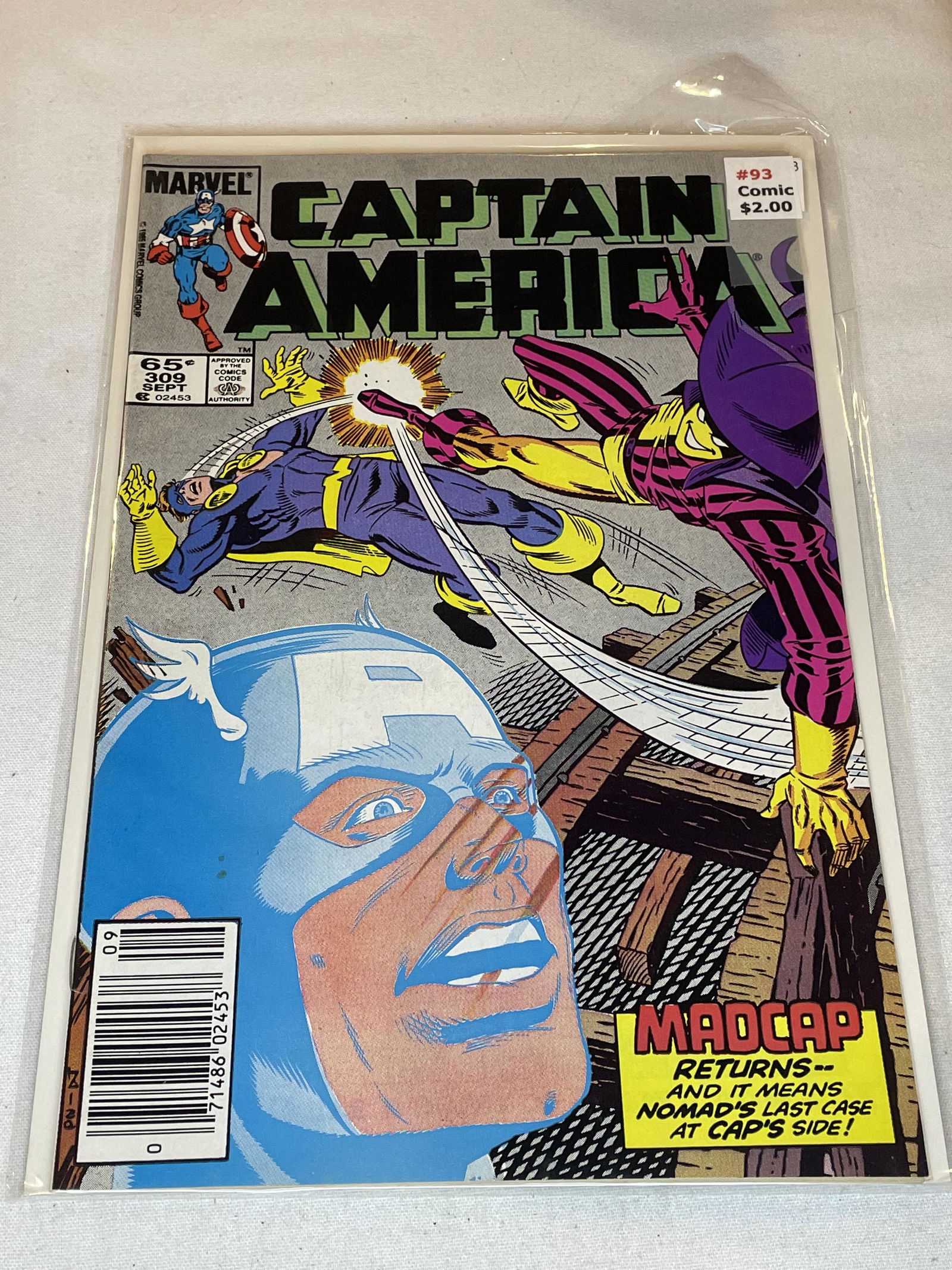 Marvel Captian America Comic Book (1 of 1)