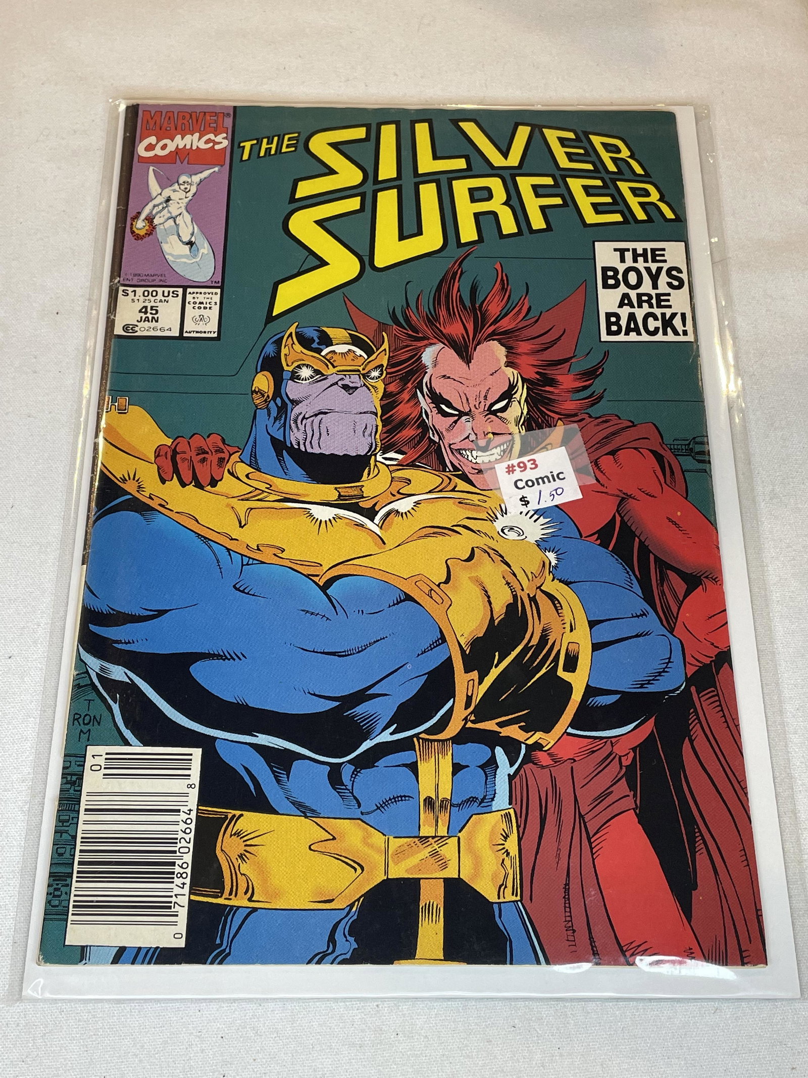 Marvel The Silver Surfer Comic Book: Marvel The Silver Surfer Comic Book