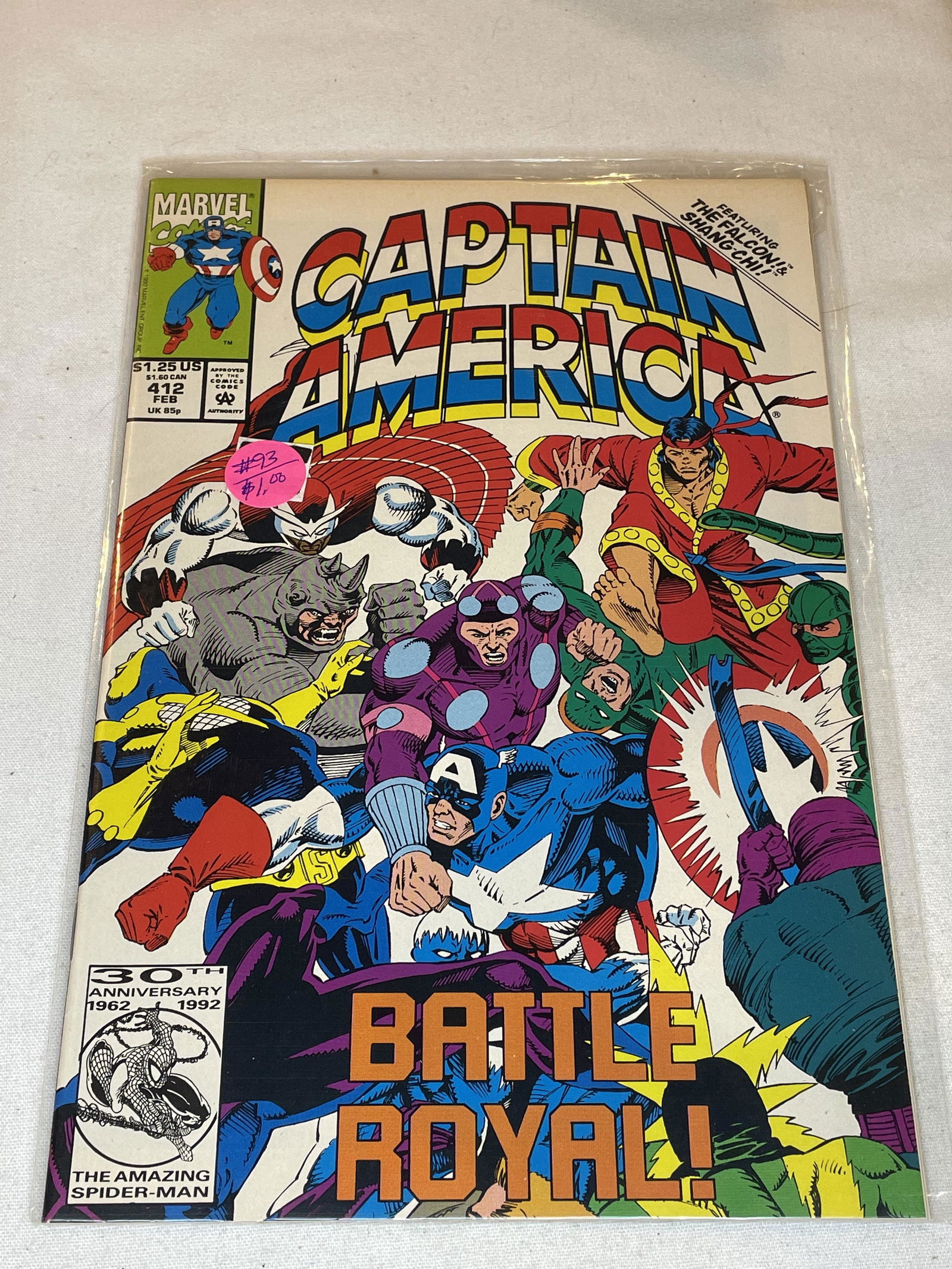Marvel Captain America Comic Book (1 of 1)