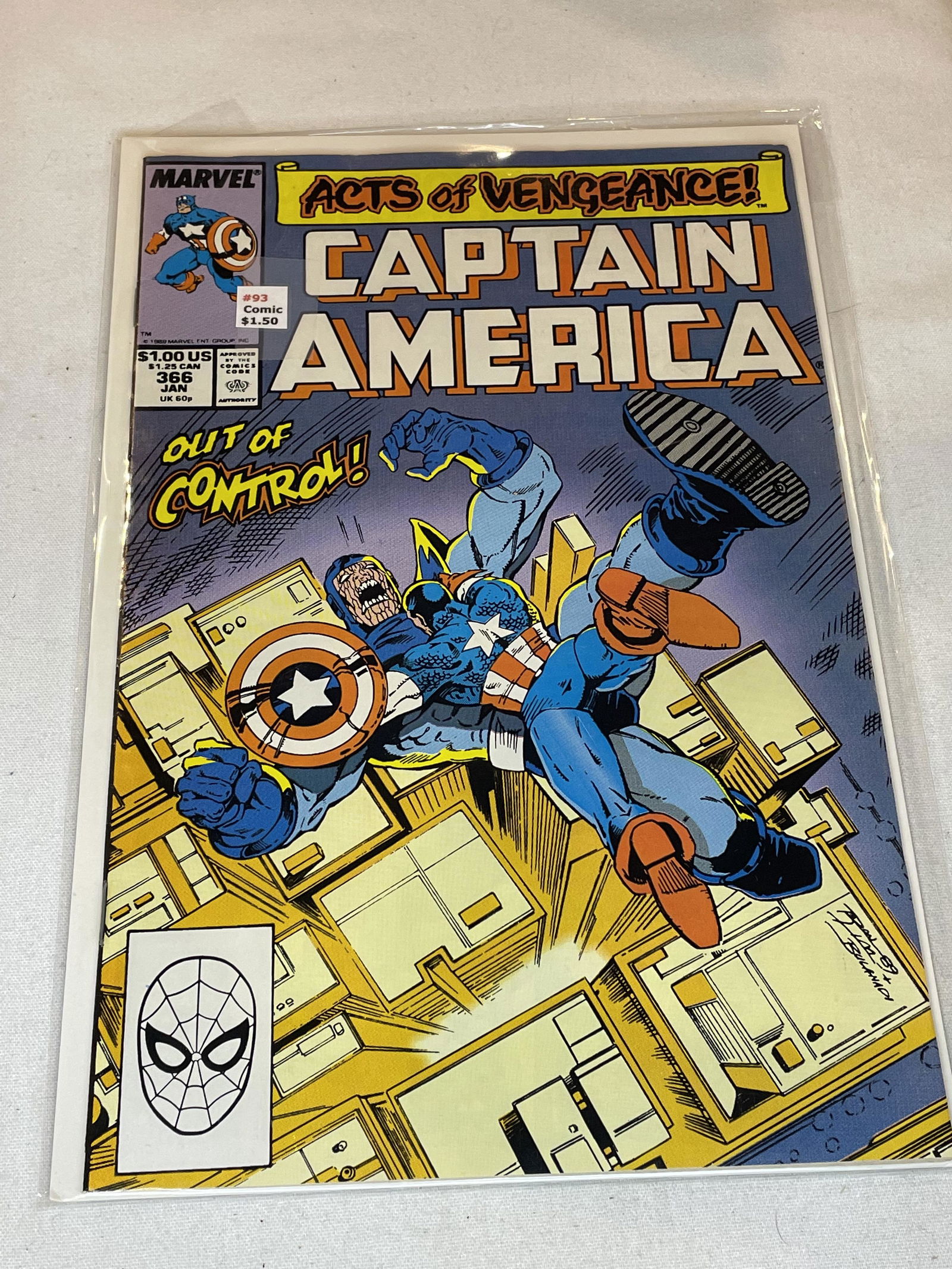 Marvel Captain America Comic Book (1 of 1)
